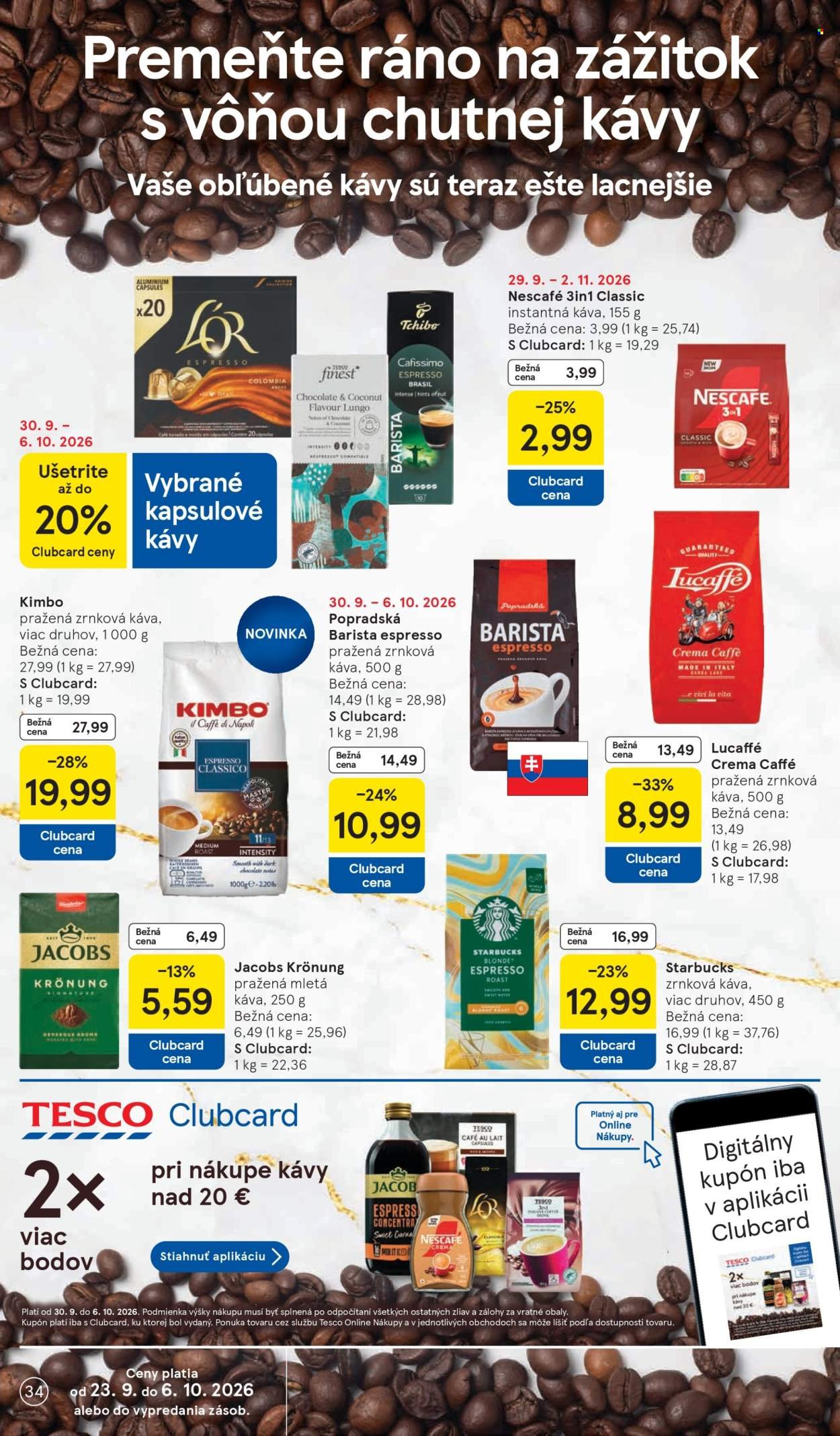 TESCO leták - Od stredy 30.9.2026