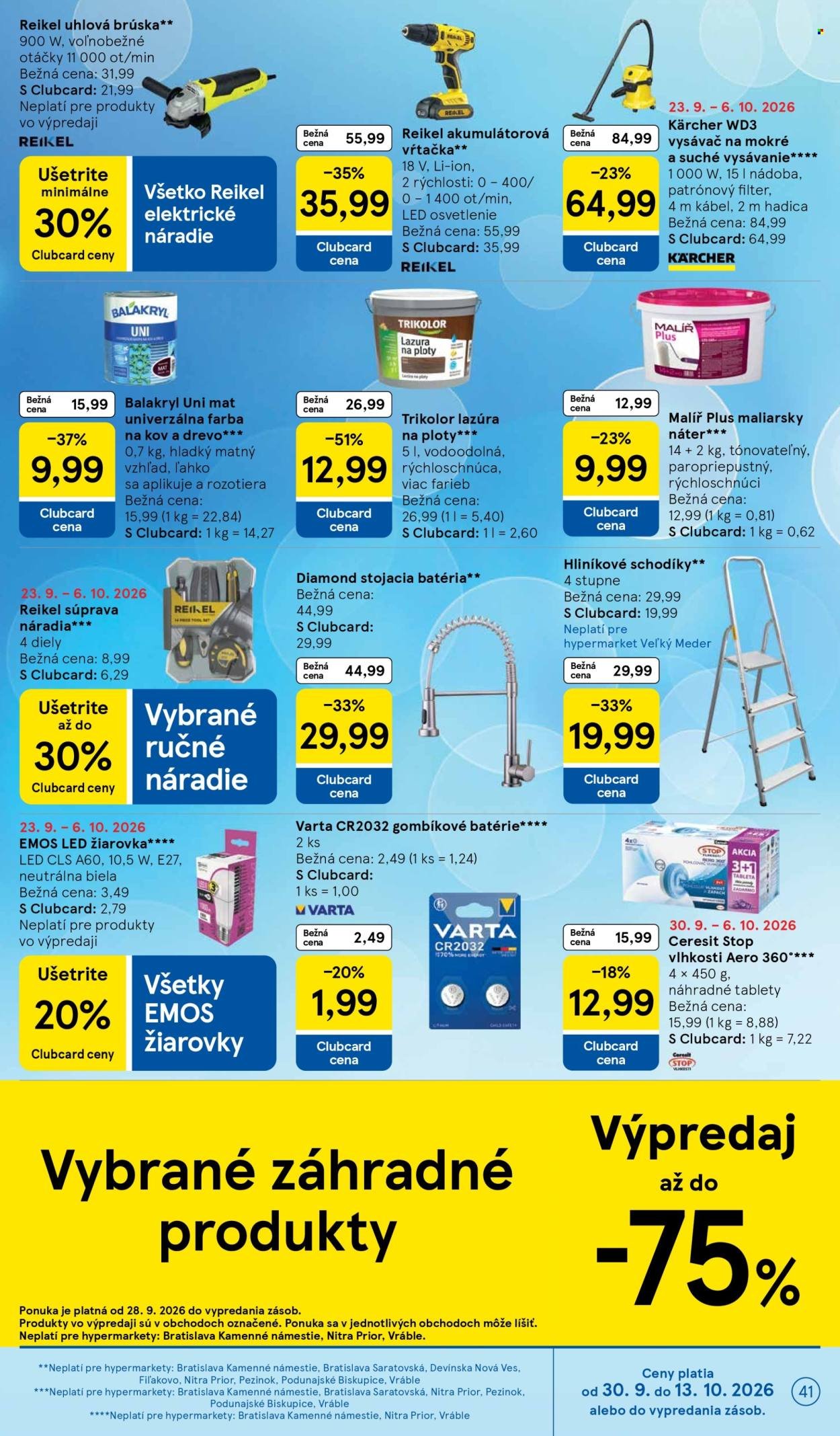 TESCO leták - Od stredy 30.9.2026
