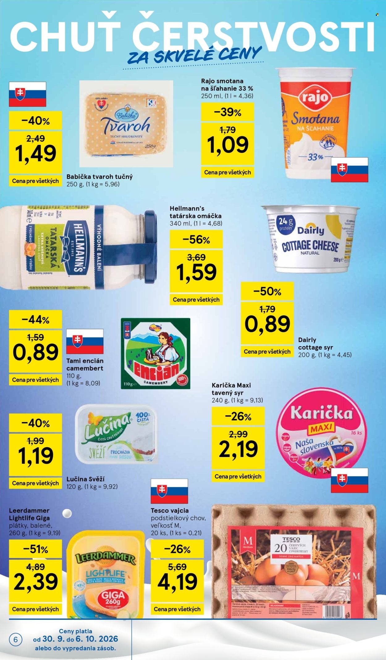 TESCO leták - Od stredy 30.9.2026