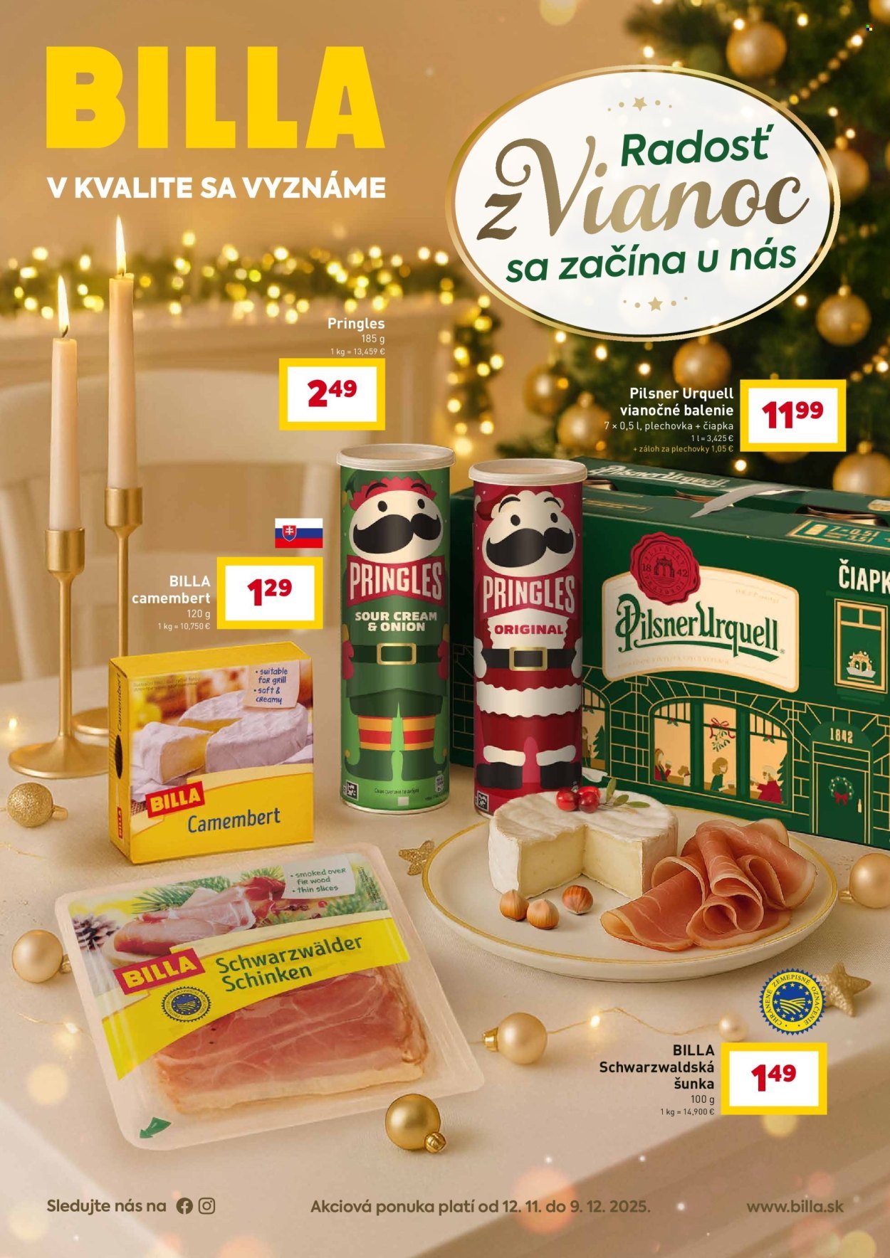 BILLA leták - Vianočná hostina (2025-11-12 - 2025-12-09) | 1