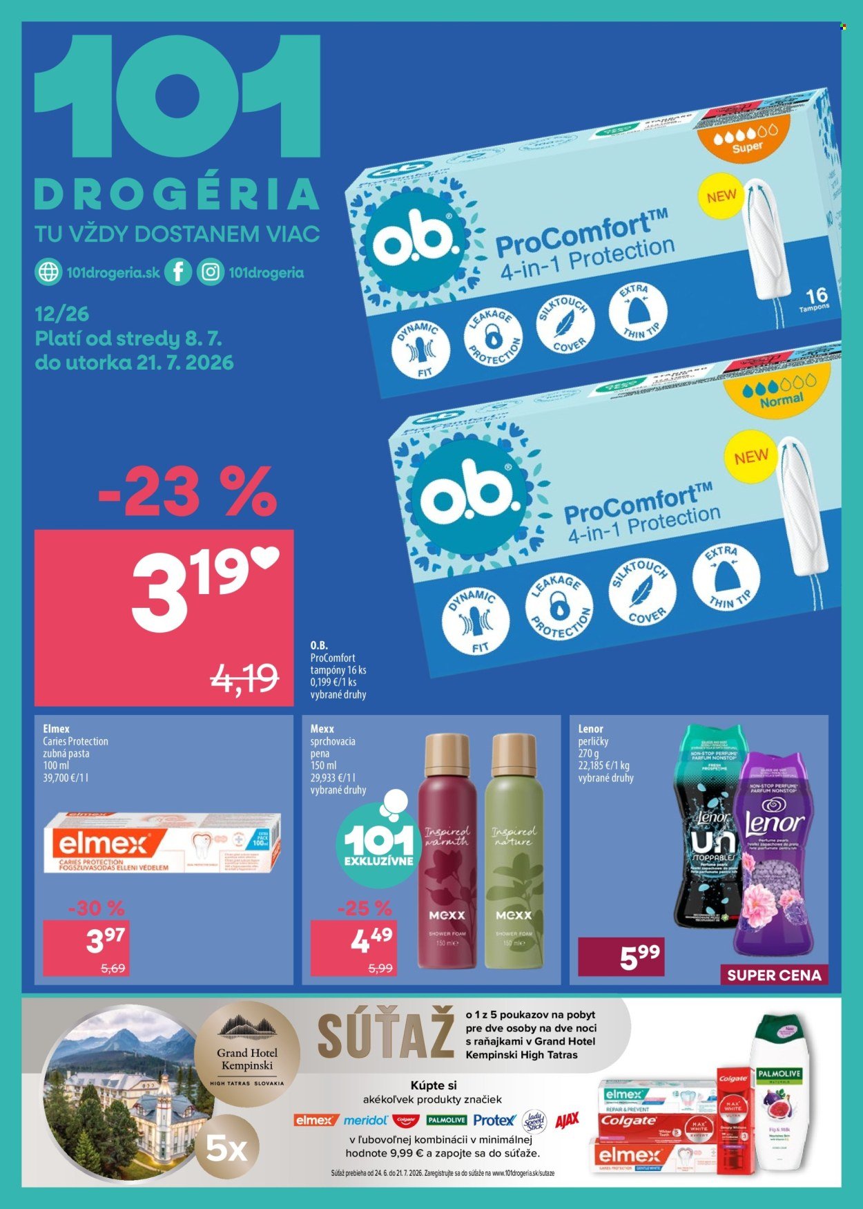 101 DROGERIE leták - Od stredy 8.7.2026