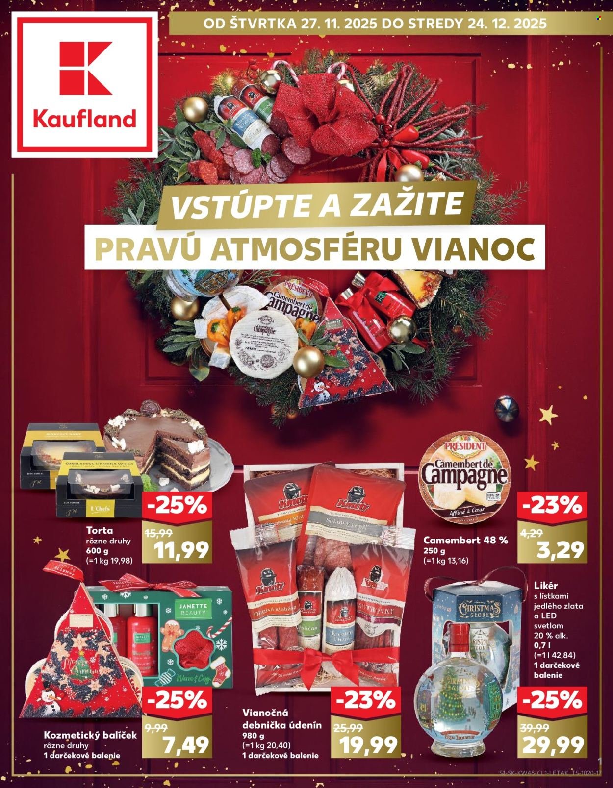 KAUFLAND leták - VSTÚPTE A ZAŽITE PRAVÚ ATMOSFÉRU VIANOC (2025-11-27 - 2025-12-24) | 1