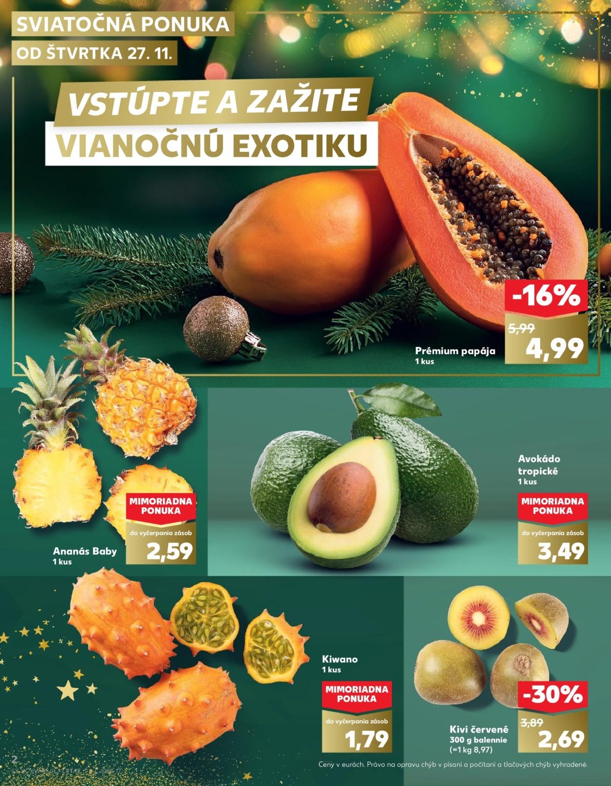 KAUFLAND leták - VSTÚPTE A ZAŽITE PRAVÚ ATMOSFÉRU VIANOC (2025-11-27 - 2025-12-24) | 2
