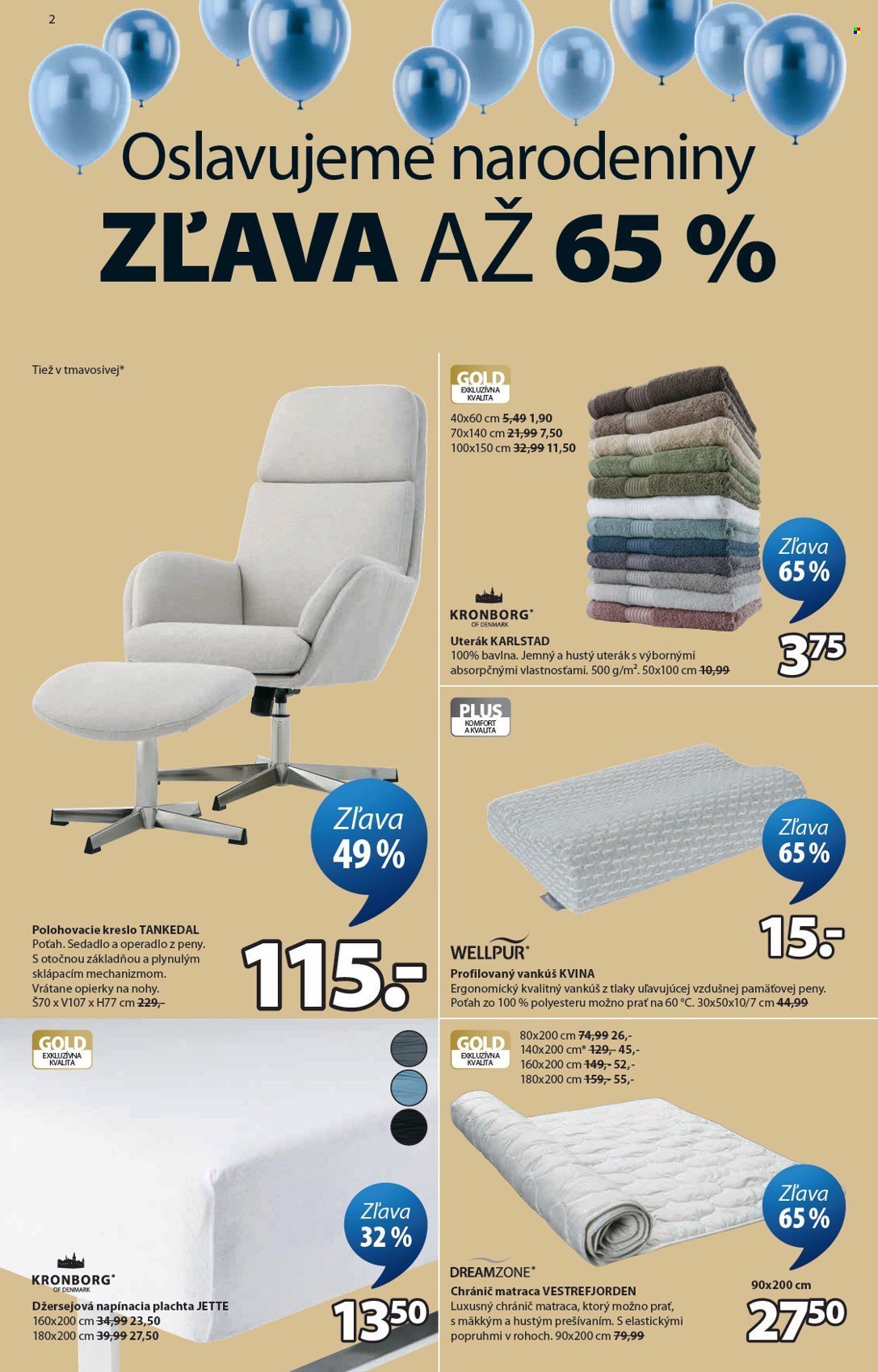 JYSK leták - Od pondelka 9.3.2026 (2026-03-09 - 2026-04-14) | 3