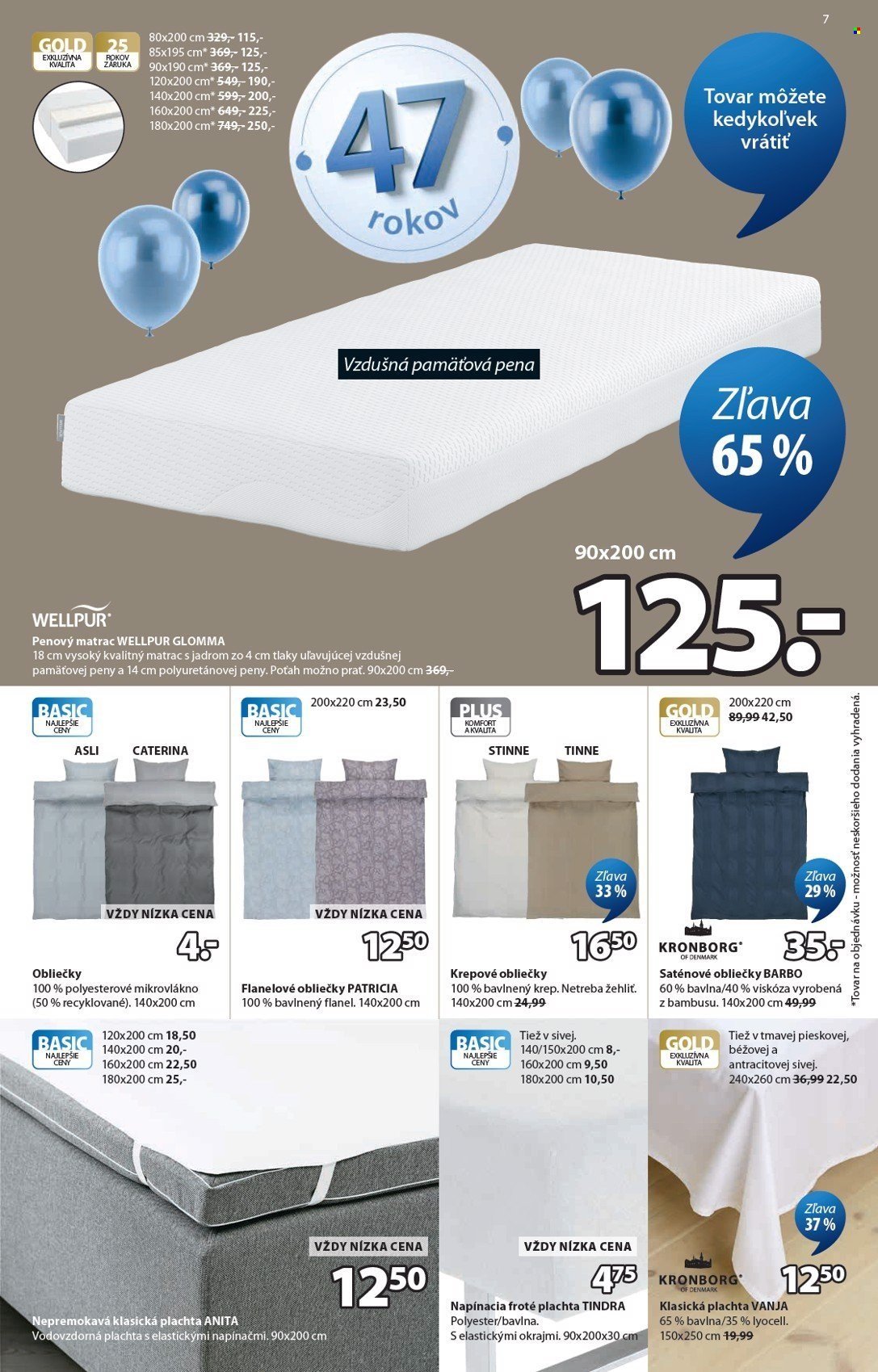 JYSK leták - Od pondelka 9.3.2026 (2026-03-09 - 2026-04-14) | 8