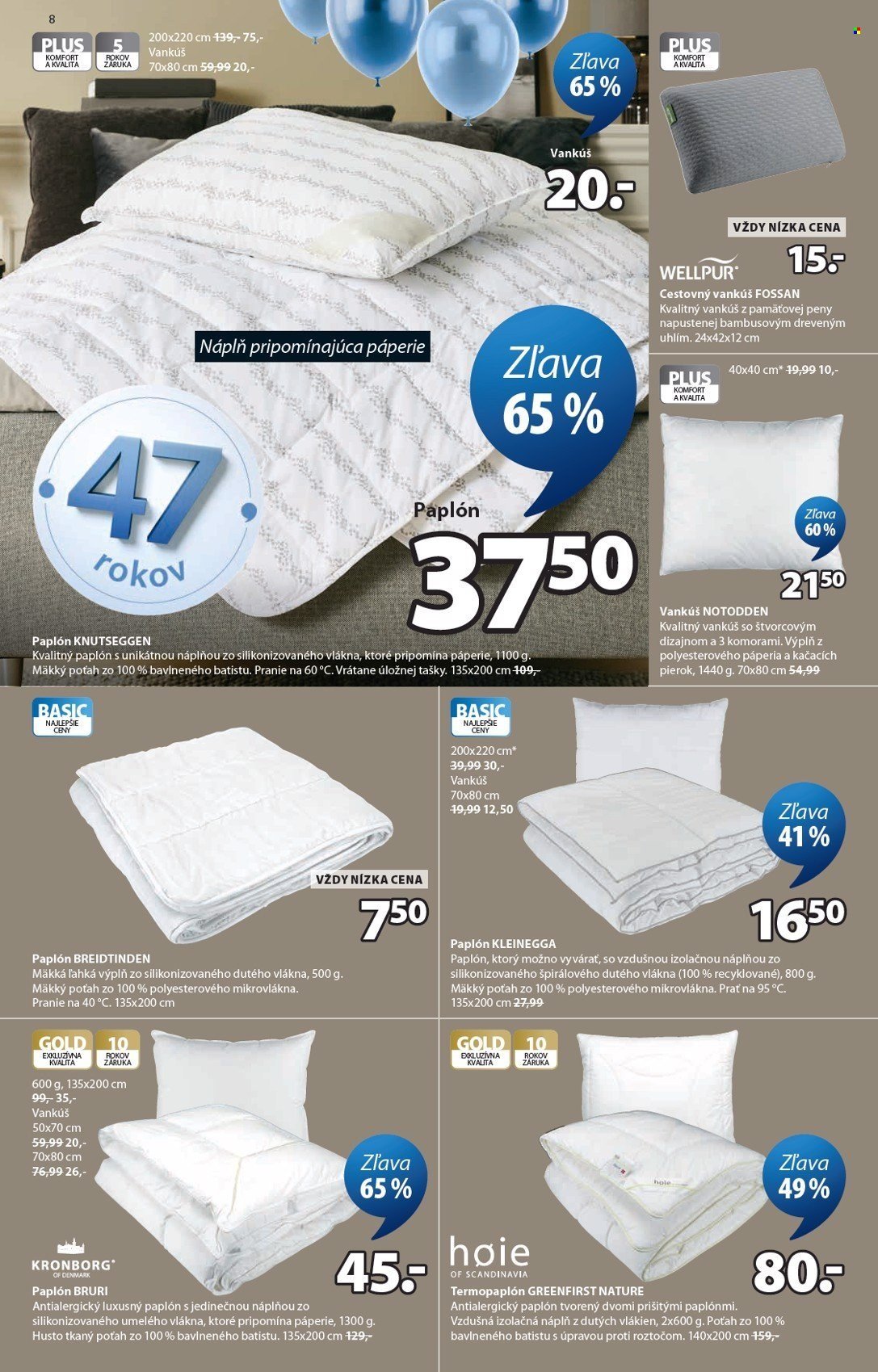 JYSK leták - Od pondelka 9.3.2026 (2026-03-09 - 2026-04-14) | 9