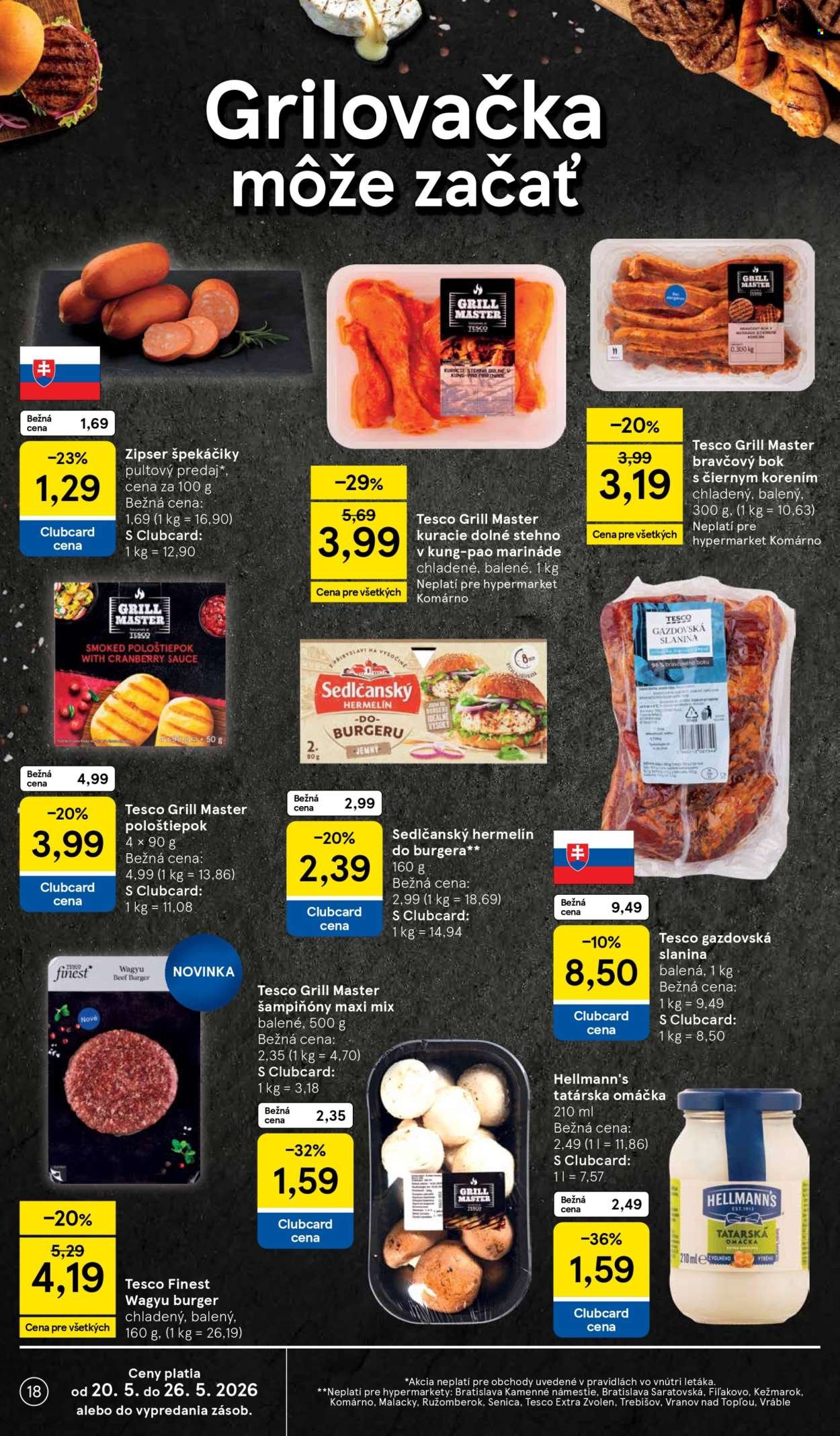 TESCO leták - Od stredy 20.5.2026 (2026-05-20 - 2026-05-26) | 18