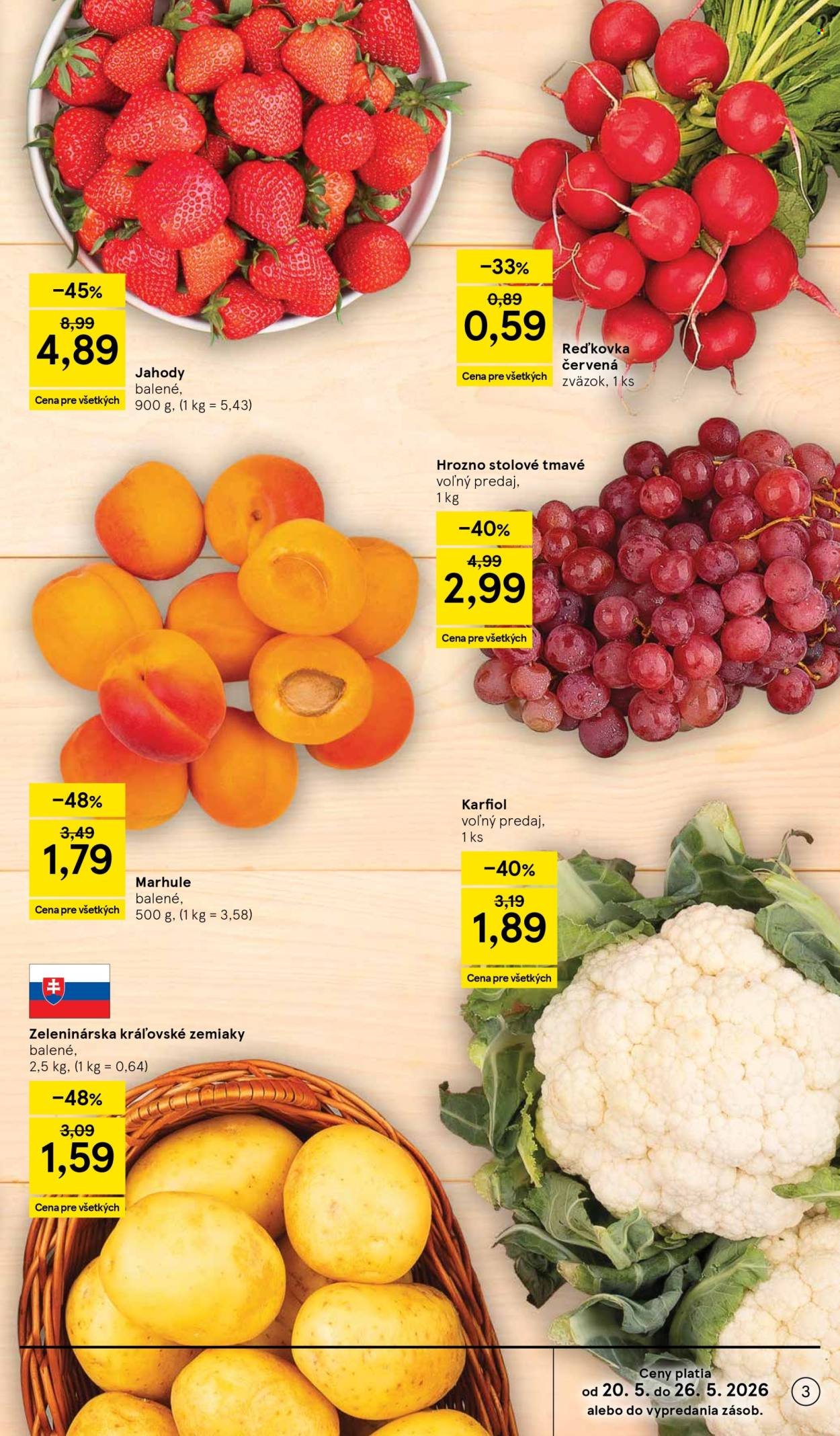 TESCO leták - Od stredy 20.5.2026 (2026-05-20 - 2026-05-26) | 3