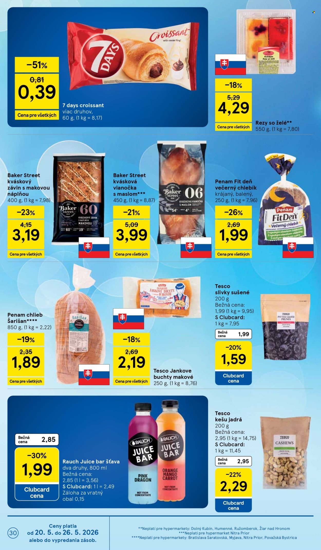 TESCO leták - Od stredy 20.5.2026 (2026-05-20 - 2026-05-26) | 30