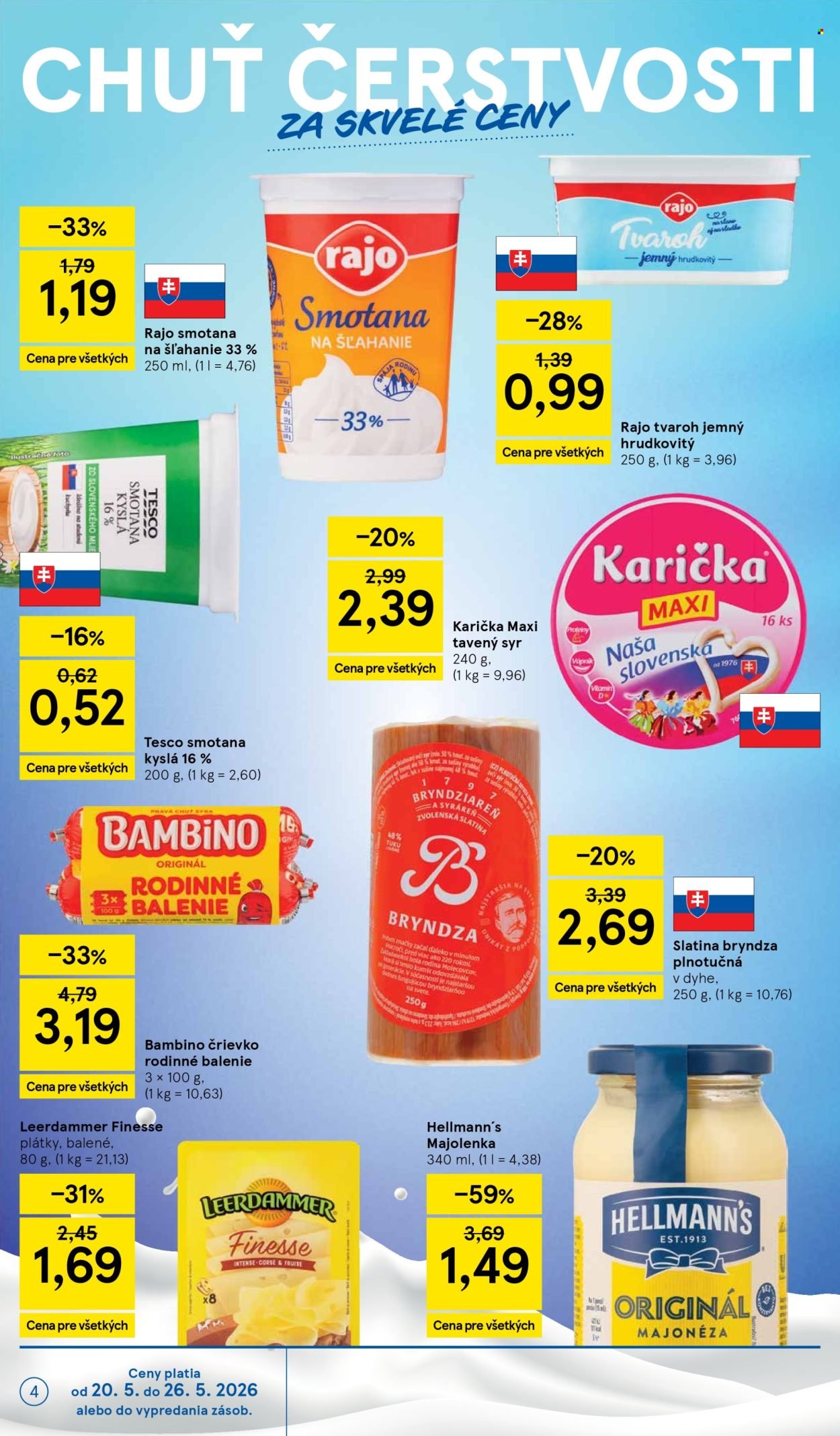 TESCO leták - Od stredy 20.5.2026 (2026-05-20 - 2026-05-26) | 4