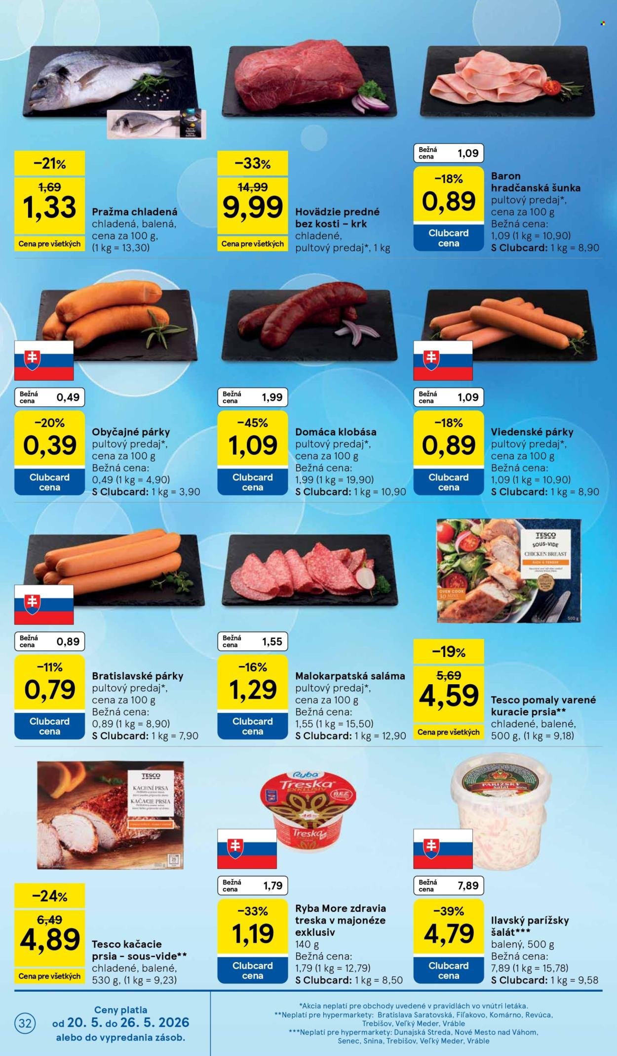 TESCO leták - Od stredy 20.5.2026 (2026-05-20 - 2026-05-26) | 32