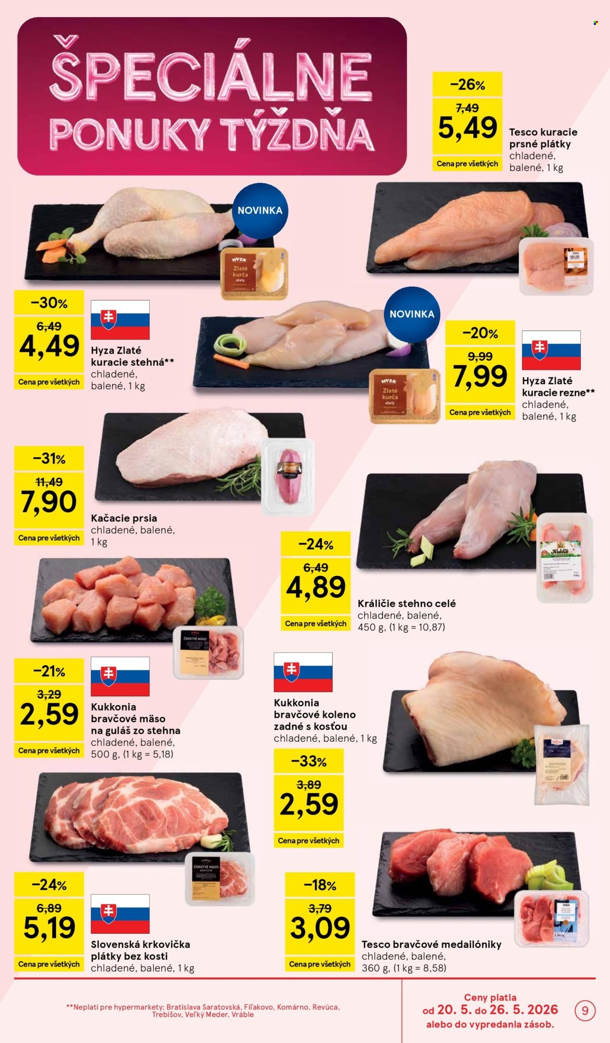 TESCO leták - Od stredy 20.5.2026 (2026-05-20 - 2026-05-26) | 9