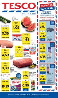 TESCO leták - Od stredy 20.5.2026 (2026-05-20 - 2026-05-26)