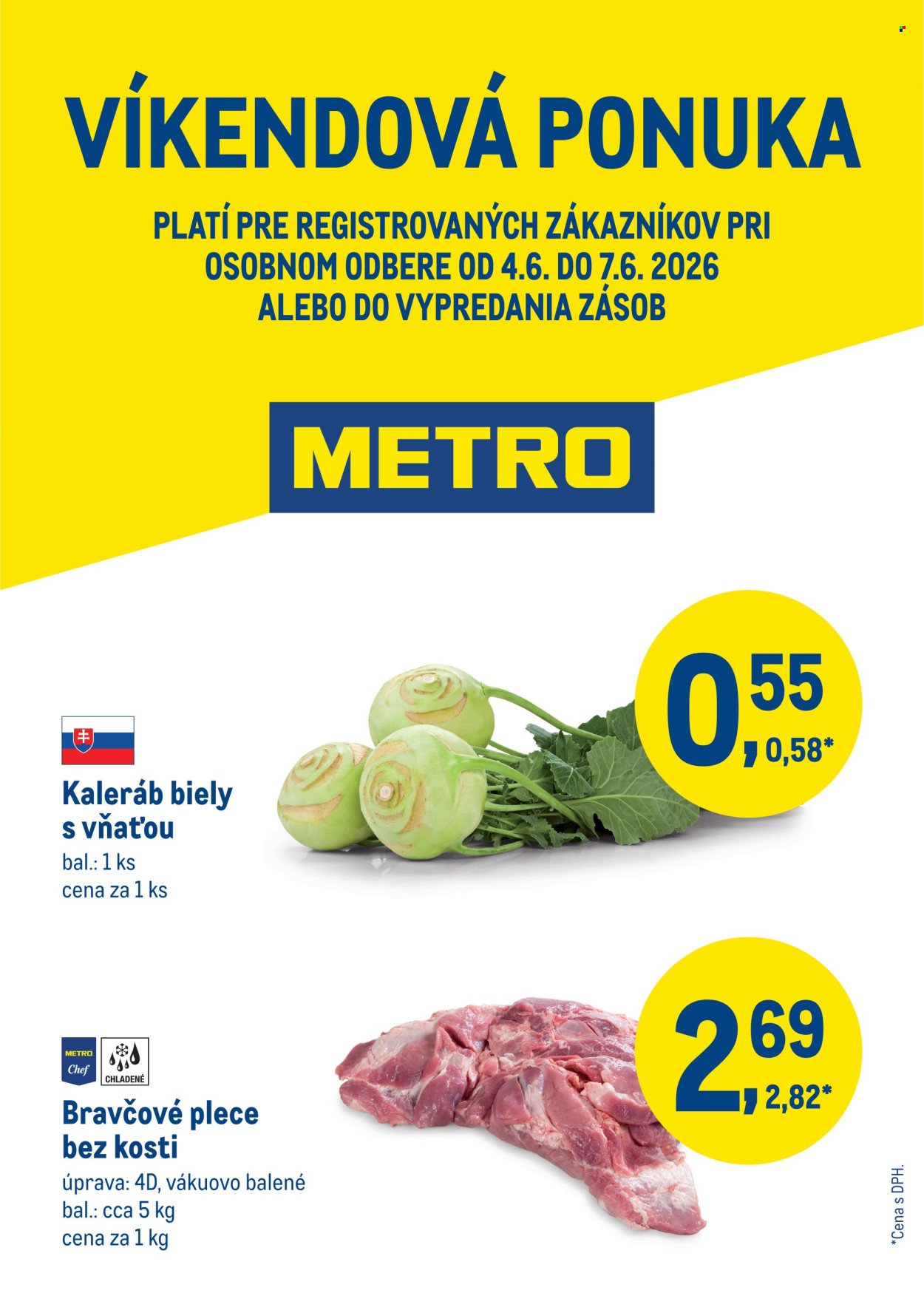 METRO leták - Víkendová ponuka