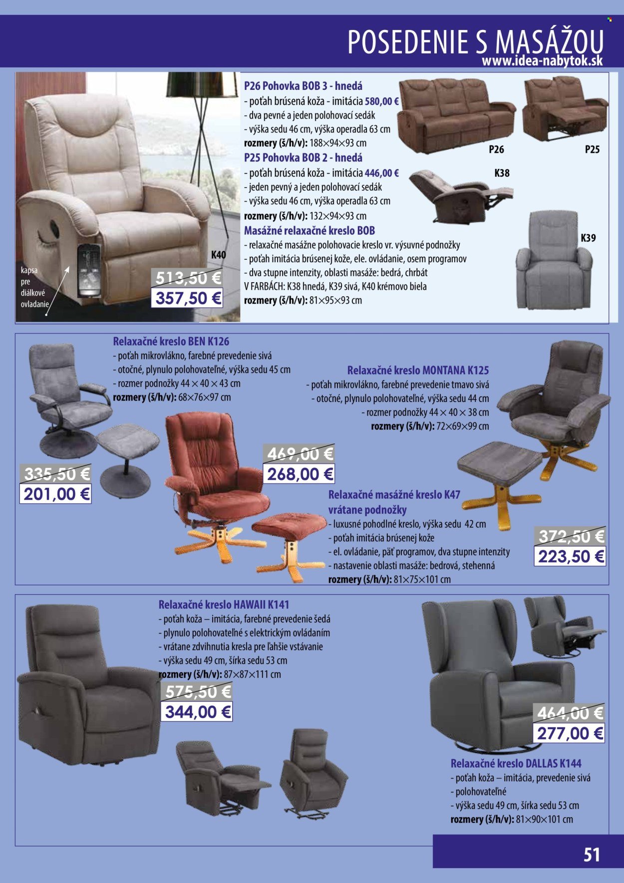 IDEA NÁBYTOK leták - januári 2026 (2026-01-05) | 51