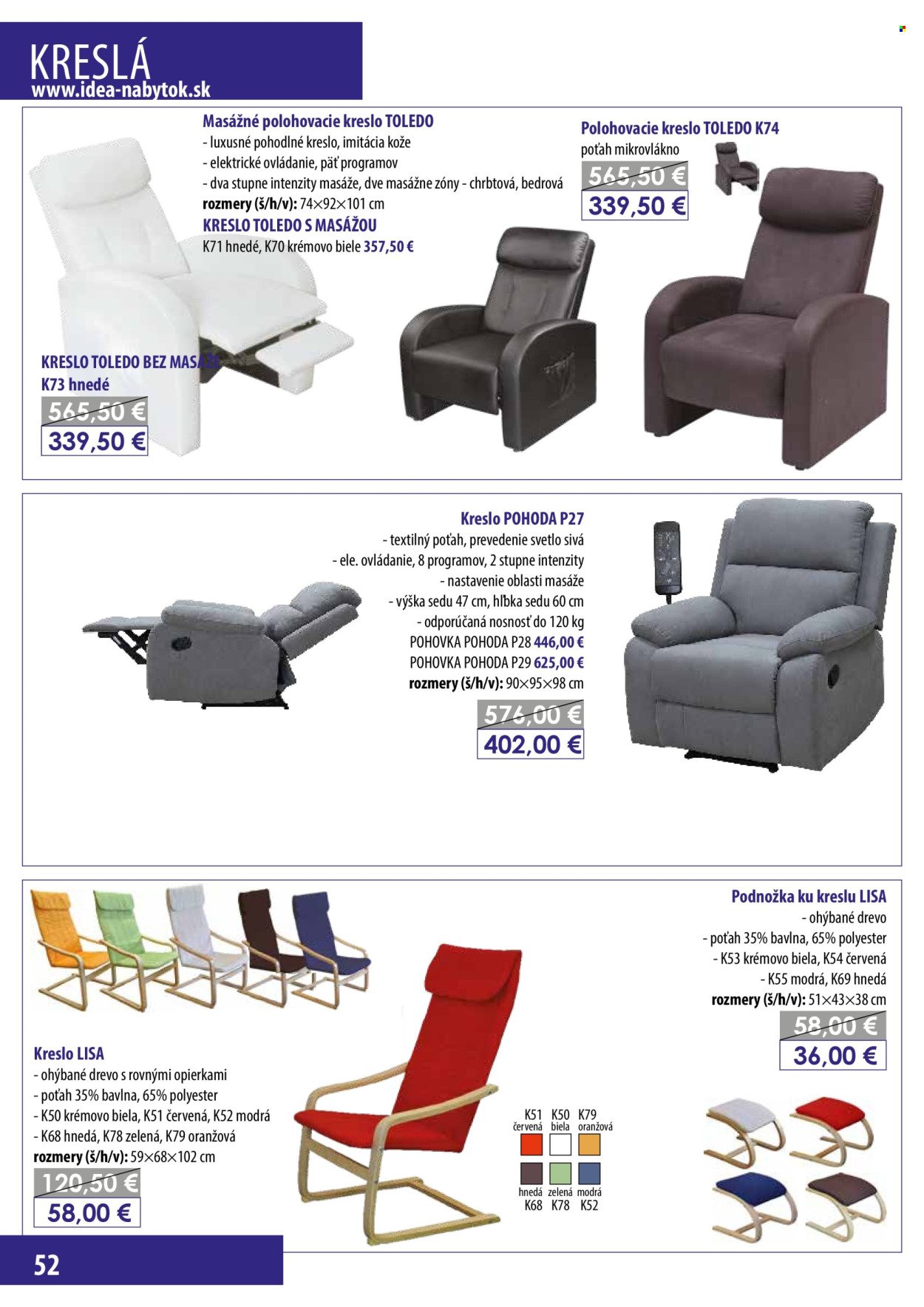 IDEA NÁBYTOK leták - januári 2026 (2026-01-05) | 52