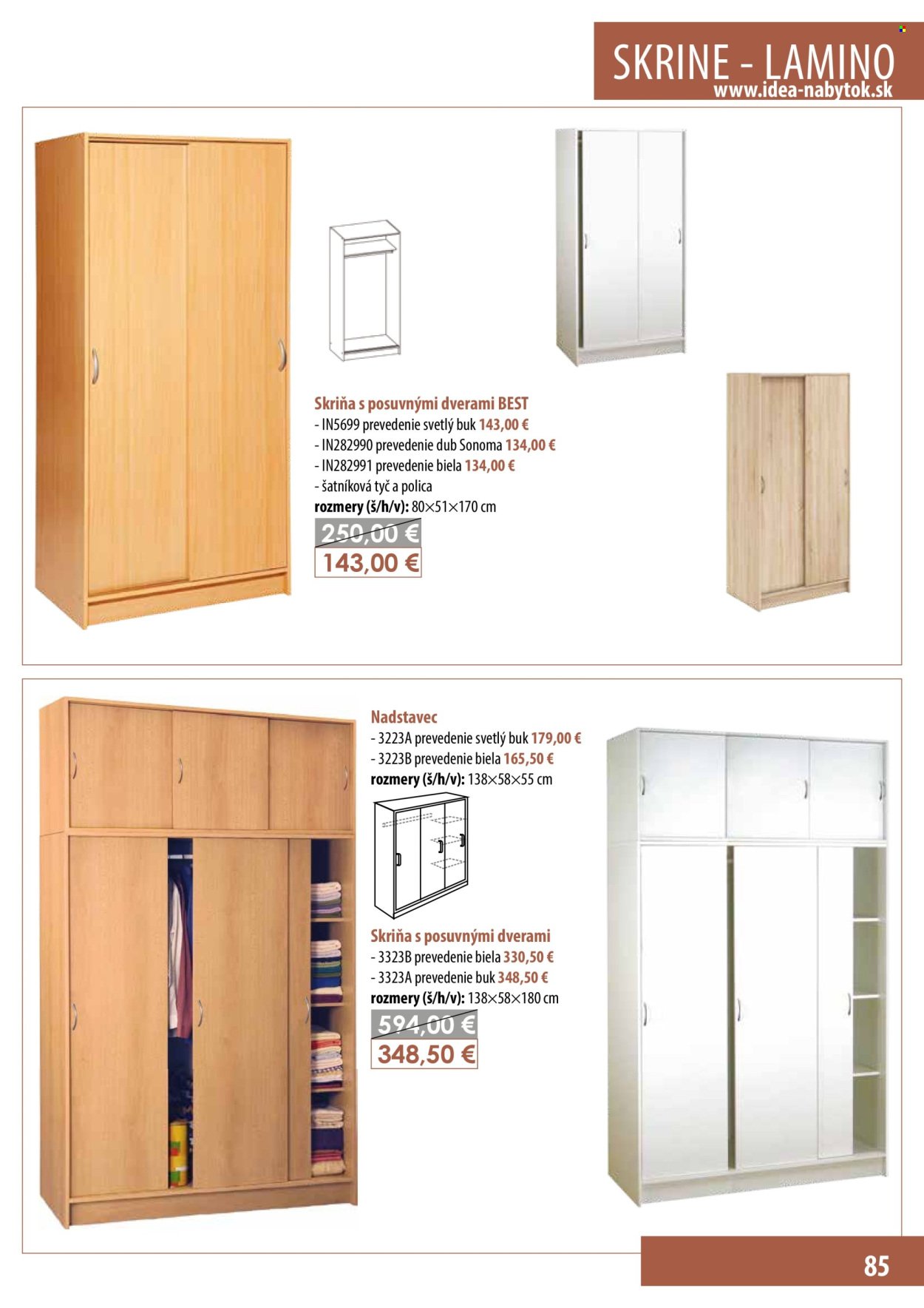 IDEA NÁBYTOK leták - januári 2026 (2026-01-05) | 85