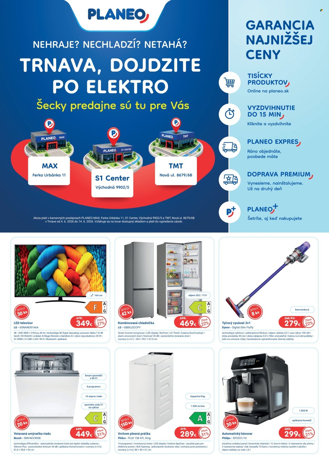PLANEO ELEKTRO leták - Od štvrtka 4.6.2026