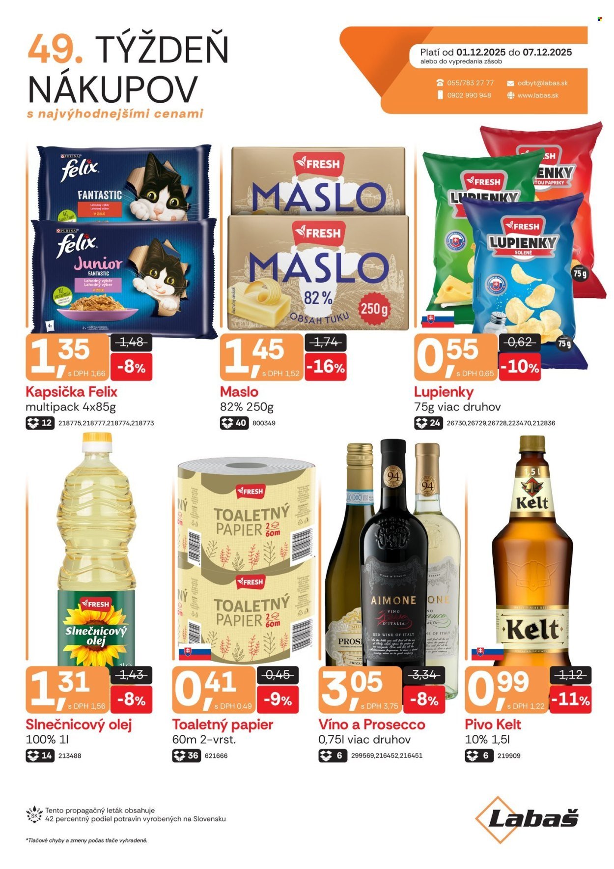 LABAŠ leták - Týždeň nákupov (2025-12-01 - 2025-12-07) | 1