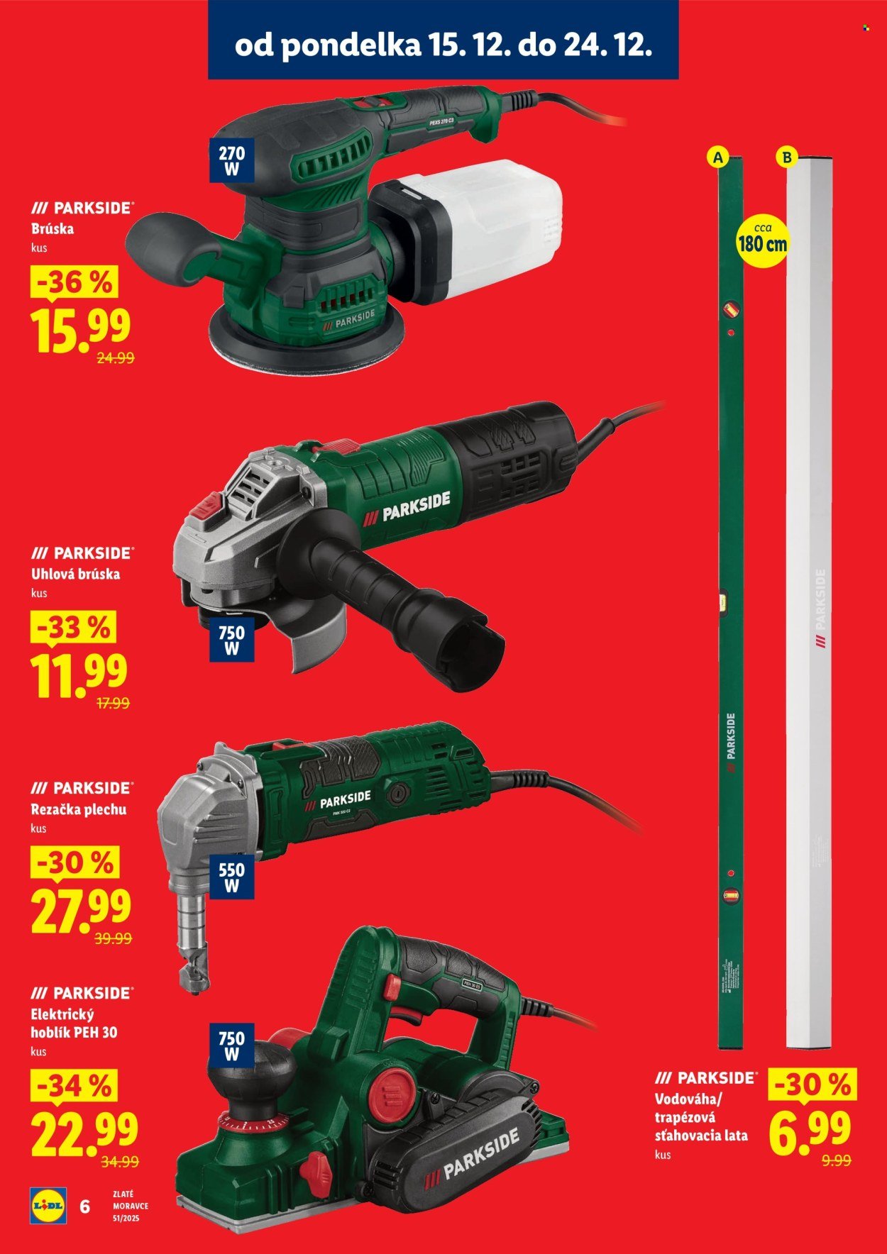 LIDL leták - Nová predajňa v Zlatých Moravciach (2025-12-15 - 2025-12-24) | 6