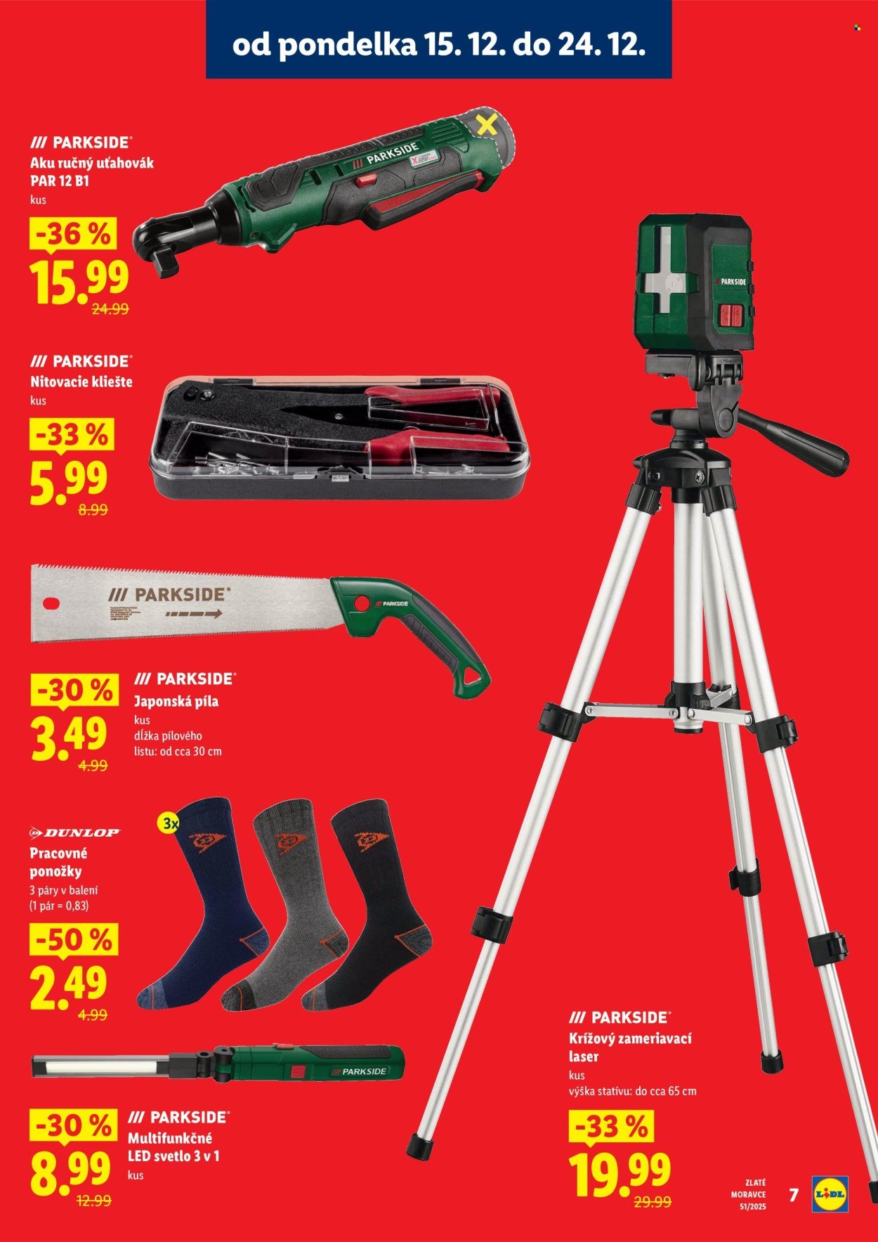 LIDL leták - Nová predajňa v Zlatých Moravciach (2025-12-15 - 2025-12-24) | 7