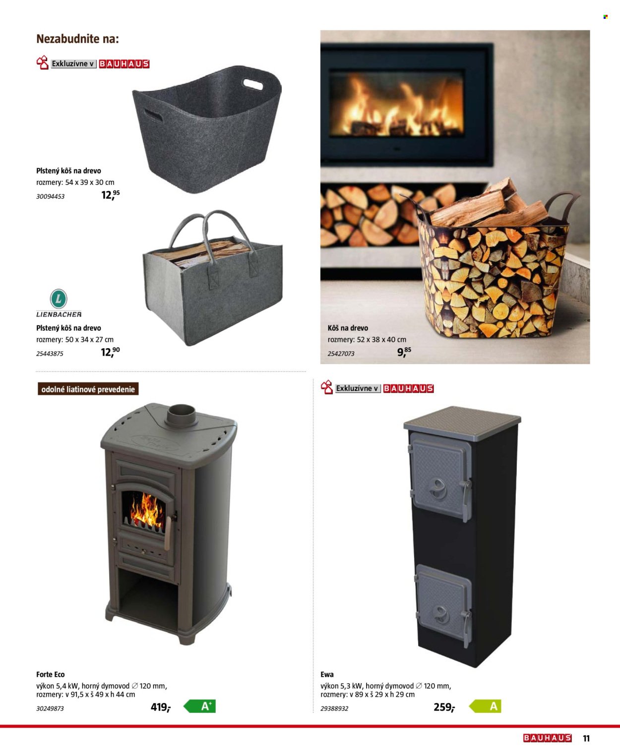 BAUHAUS leták - Kachle a vykurovanie (2025-09-07 - 2025-12-31) | 11