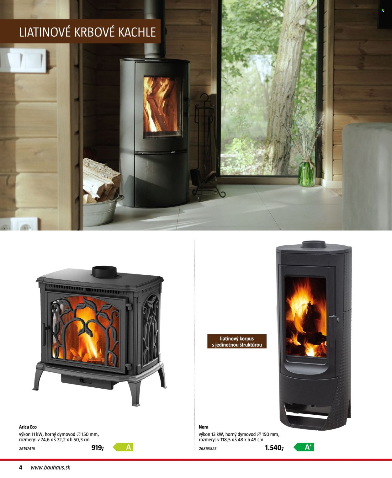 BAUHAUS leták - Kachle a vykurovanie (2025-09-07 - 2025-12-31) | 4