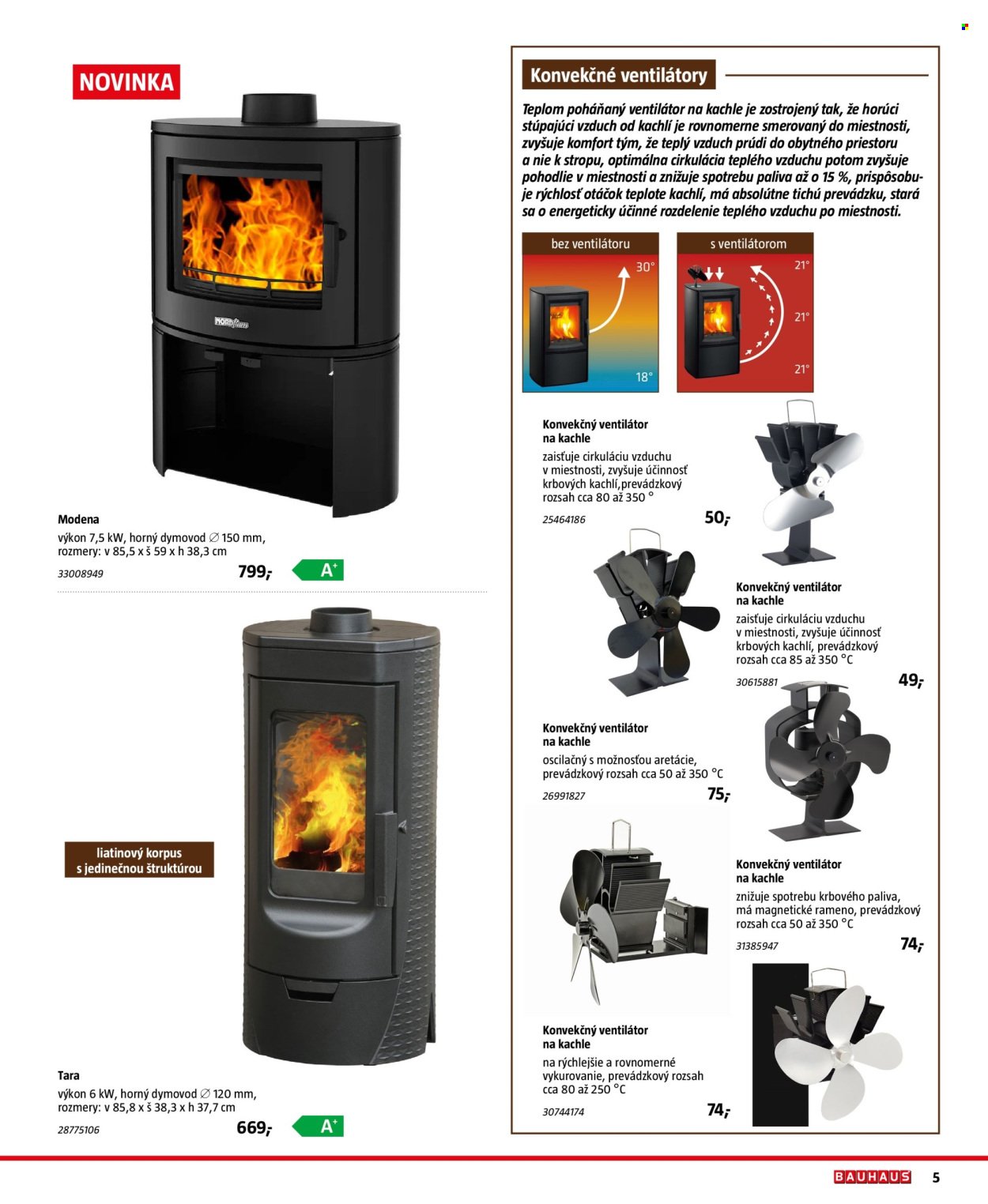 BAUHAUS leták - Kachle a vykurovanie (2025-09-07 - 2025-12-31) | 5