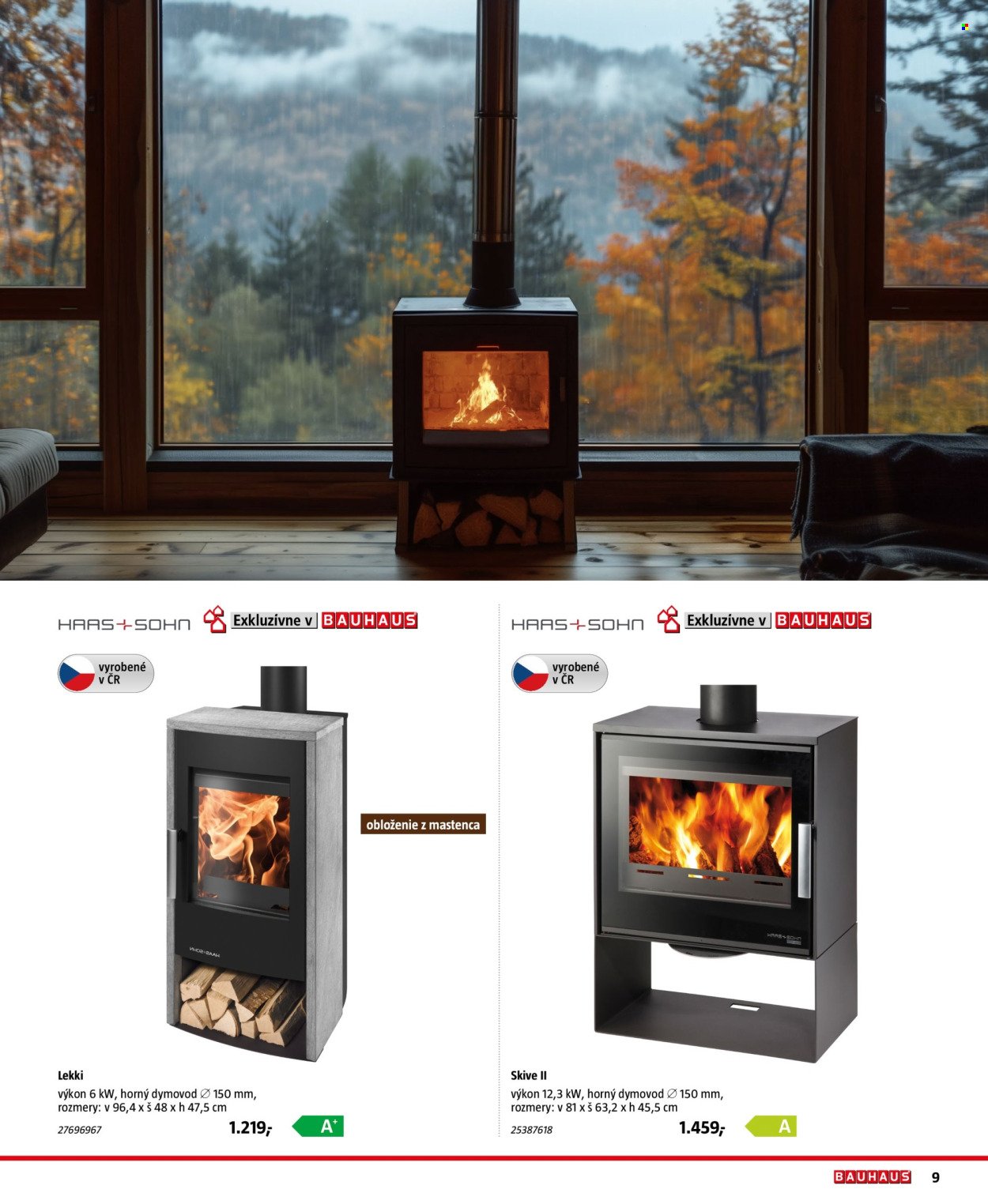BAUHAUS leták - Kachle a vykurovanie (2025-09-07 - 2025-12-31) | 9