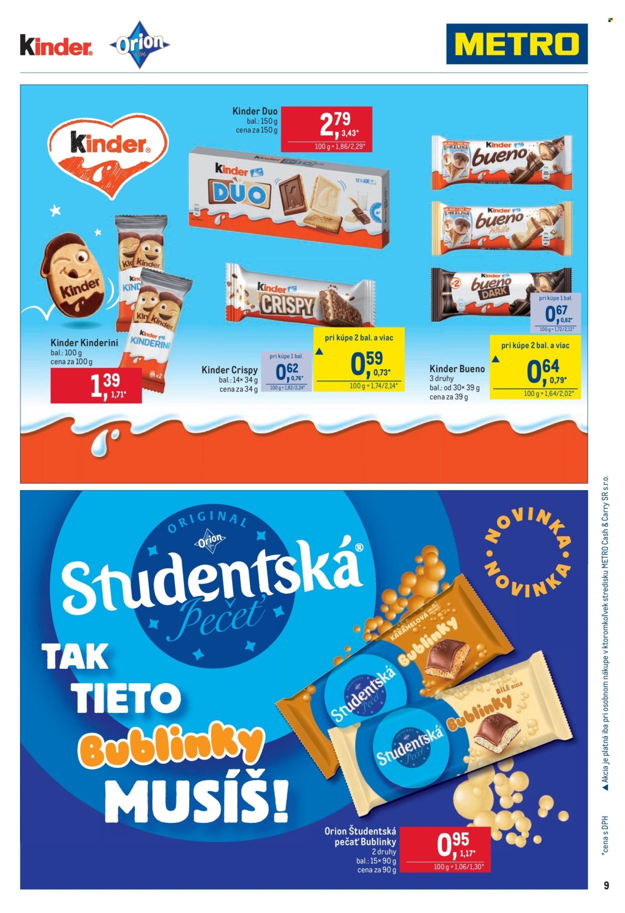 METRO leták - Obchodní partneri (2026-05-20 - 2026-06-16) | 9