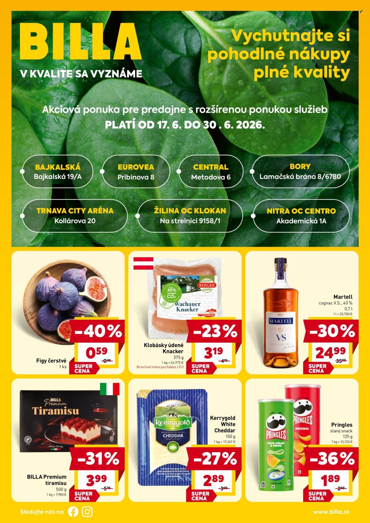 BILLA leták - Leták pre vybrané predajne