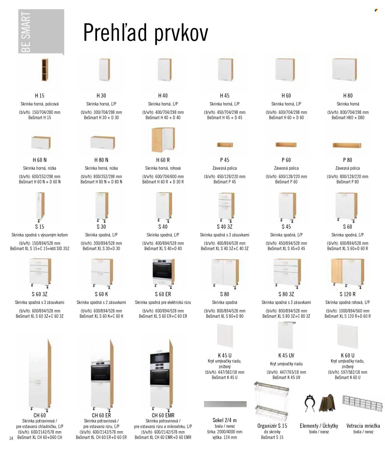 HORNBACH leták - Sektorové Kuchyne BE SMART (2025-03-01 - 2025-12-05) | 14
