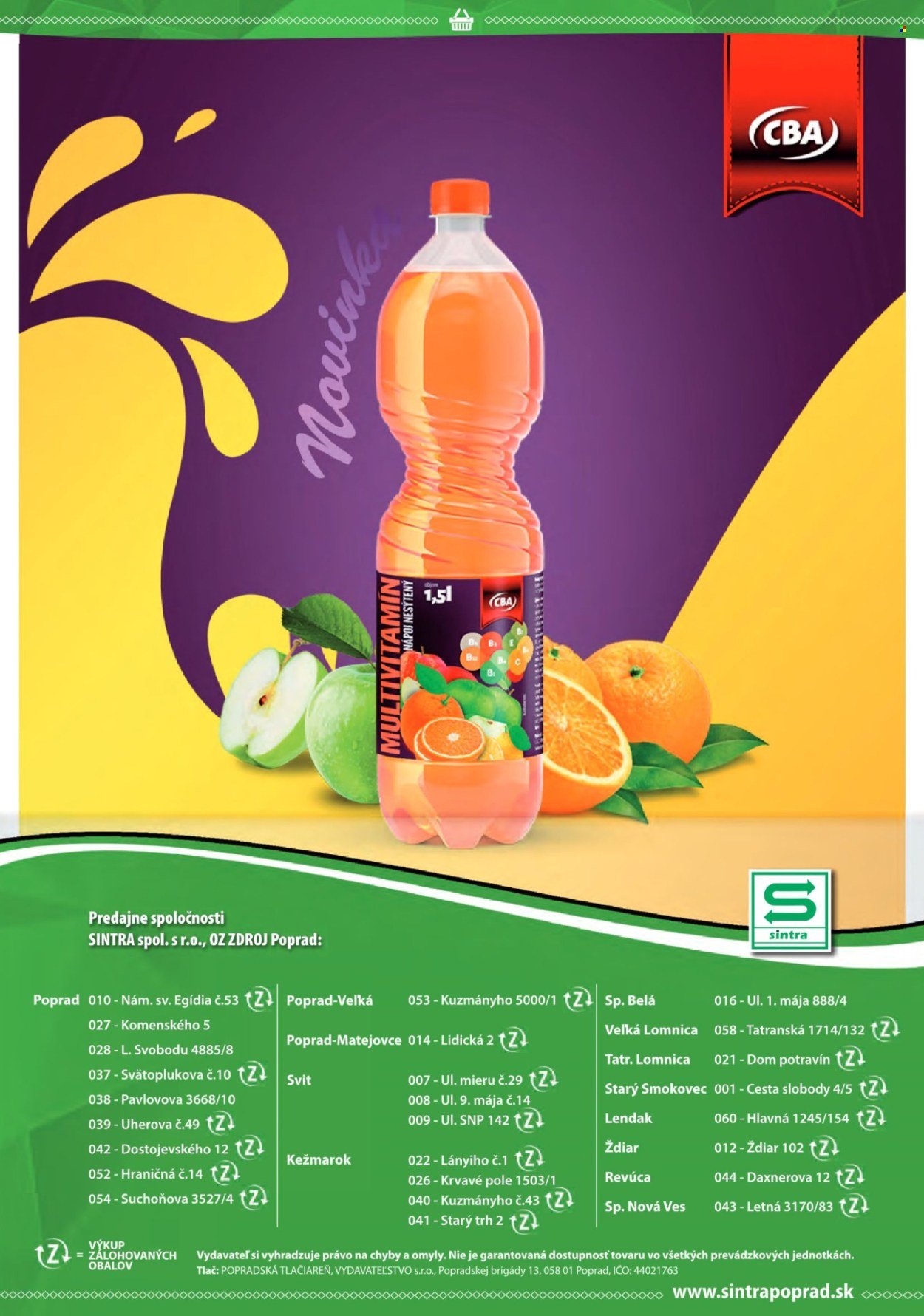 SINTRA leták - Od štvrtka 7.5.2026 (2026-05-07 - 2026-05-20) | 28