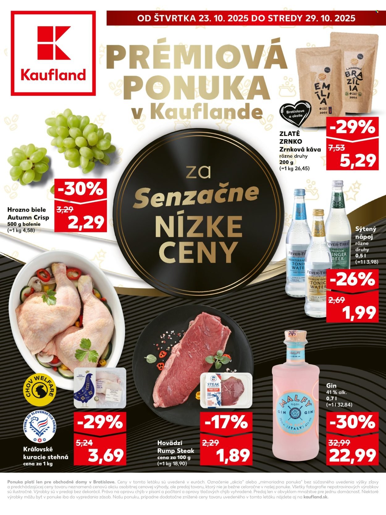 KAUFLAND leták - Od štvrtka 23.10.2025 (2025-10-23 - 2025-10-29) | 1