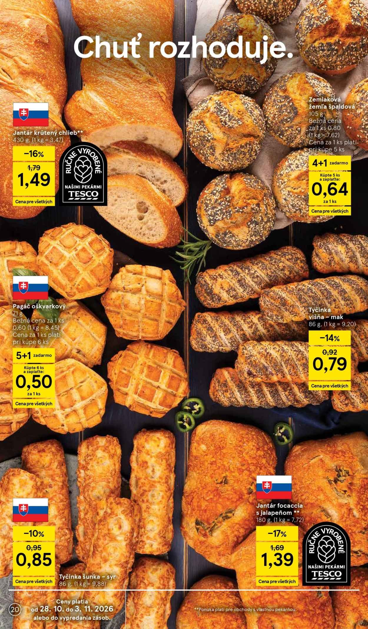 TESCO leták - Od stredy 28.10.2026