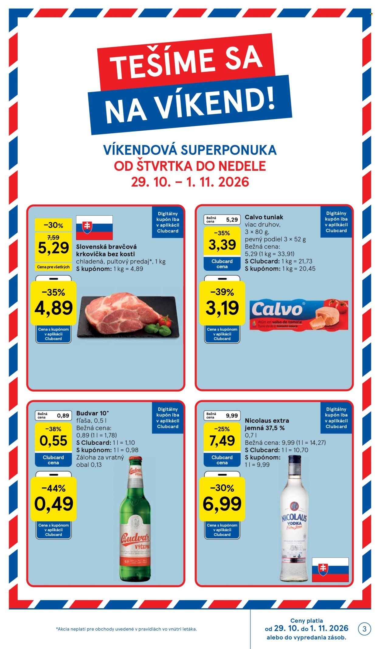 TESCO leták - Od stredy 28.10.2026
