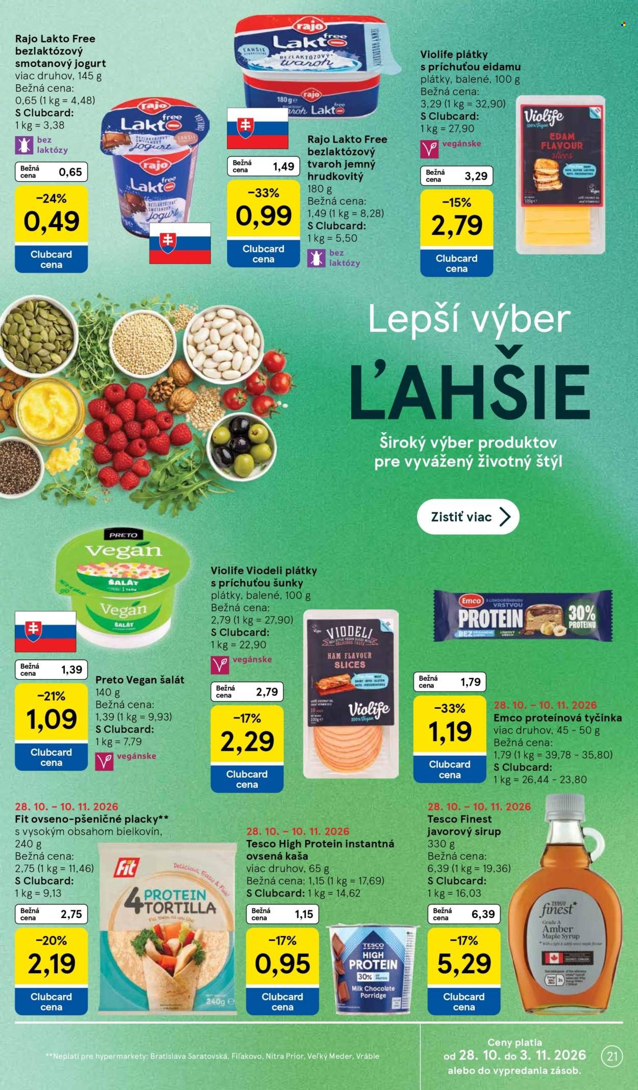 TESCO leták - Od stredy 28.10.2026