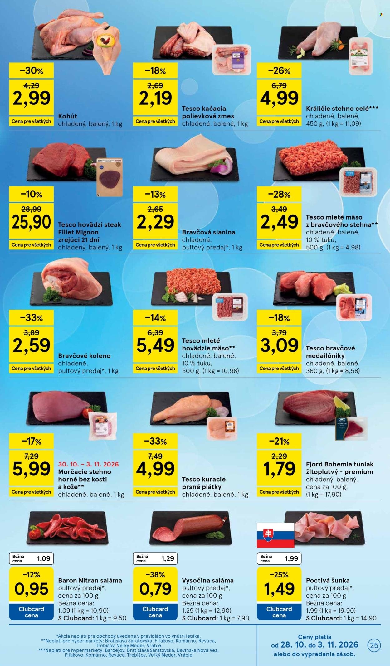TESCO leták - Od stredy 28.10.2026