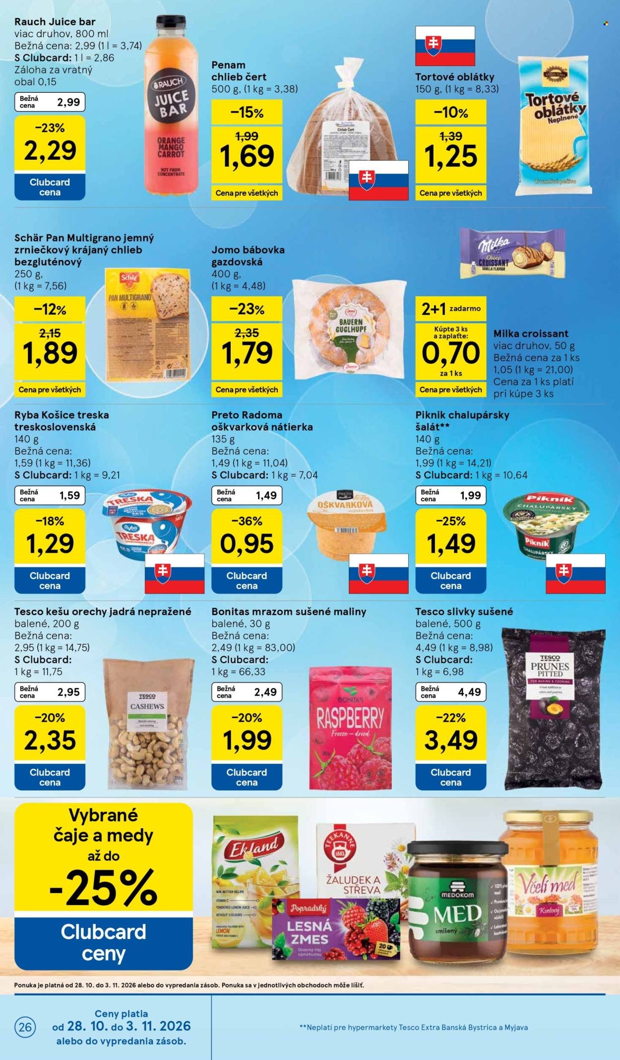 TESCO leták - Od stredy 28.10.2026