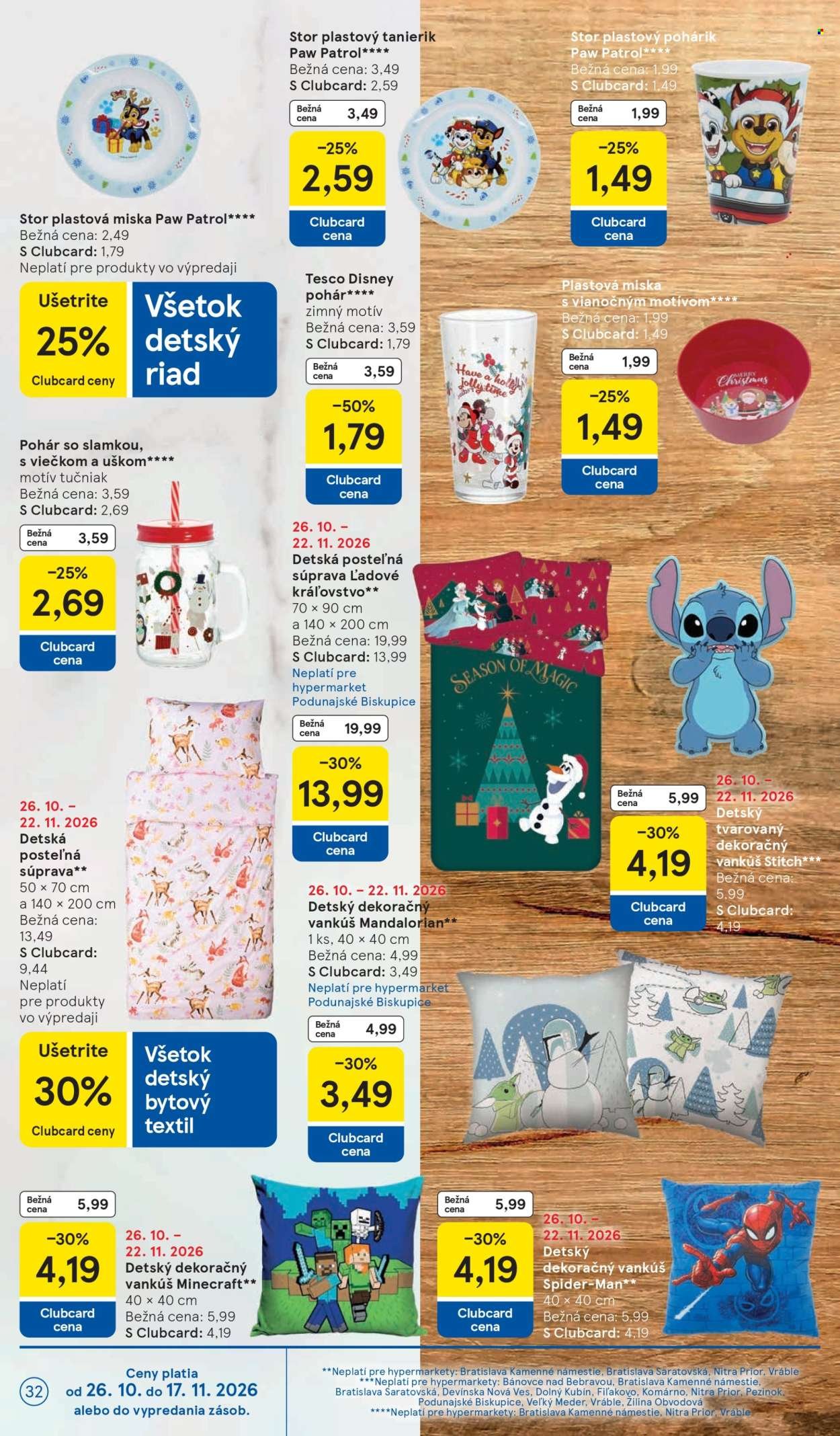 TESCO leták - Od stredy 28.10.2026