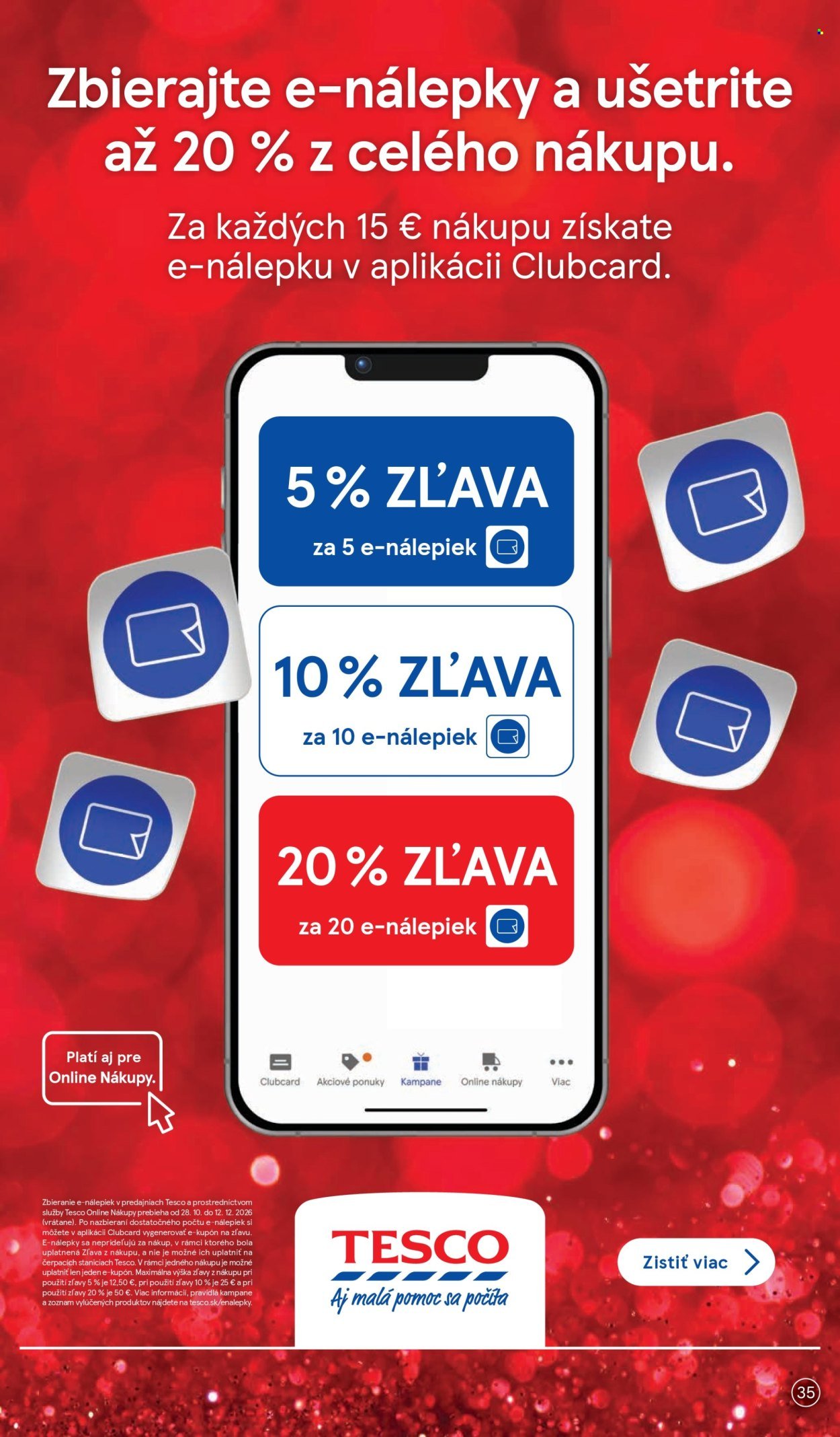 TESCO leták - Od stredy 28.10.2026