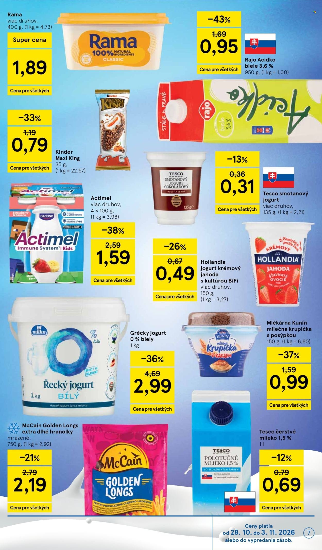 TESCO leták - Od stredy 28.10.2026