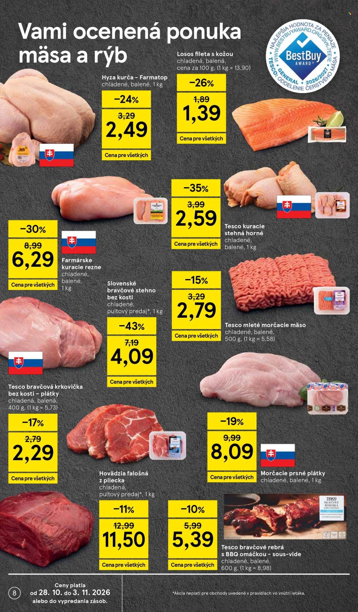 TESCO leták - Od stredy 28.10.2026