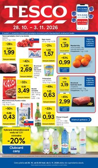 TESCO leták - Od stredy 28.10.2026