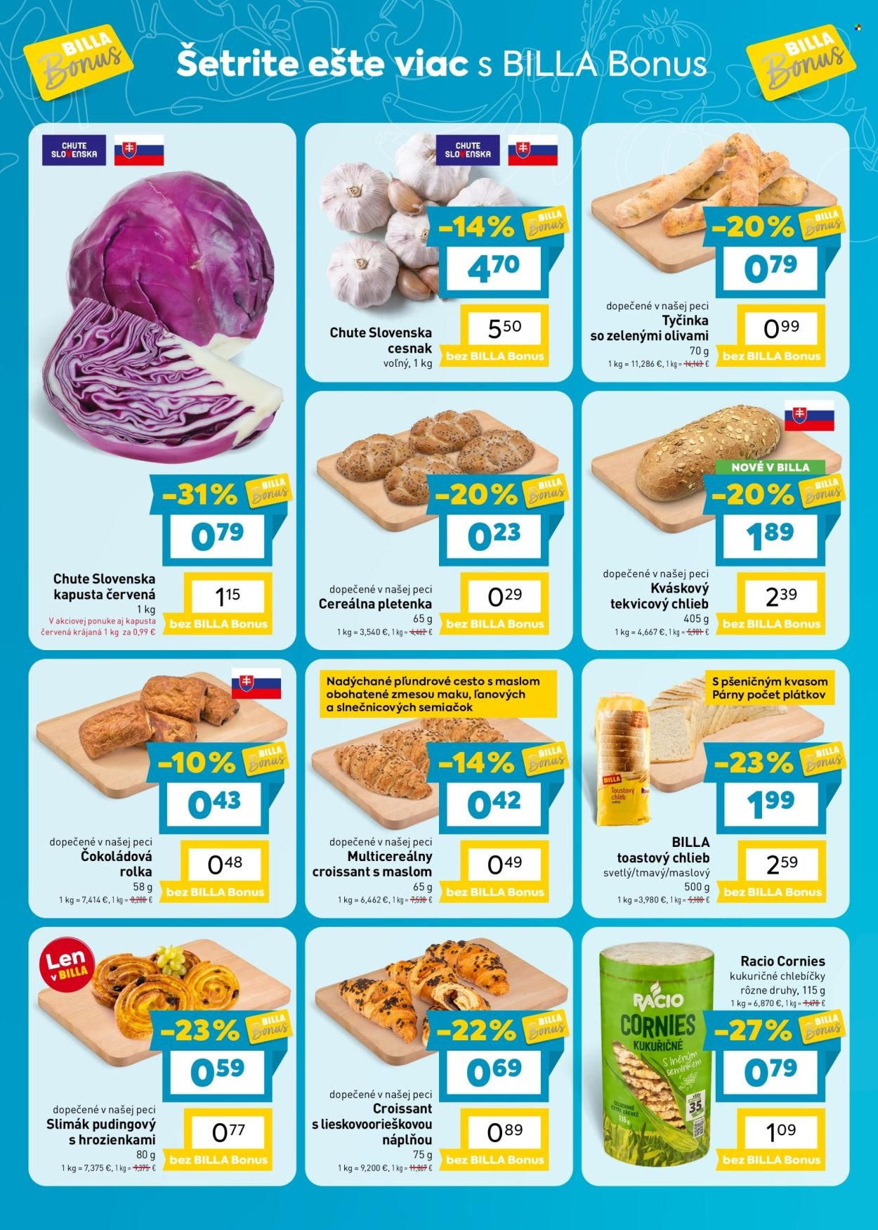 BILLA leták - Bonus leták