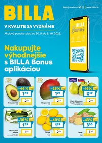BILLA leták - Bonus leták