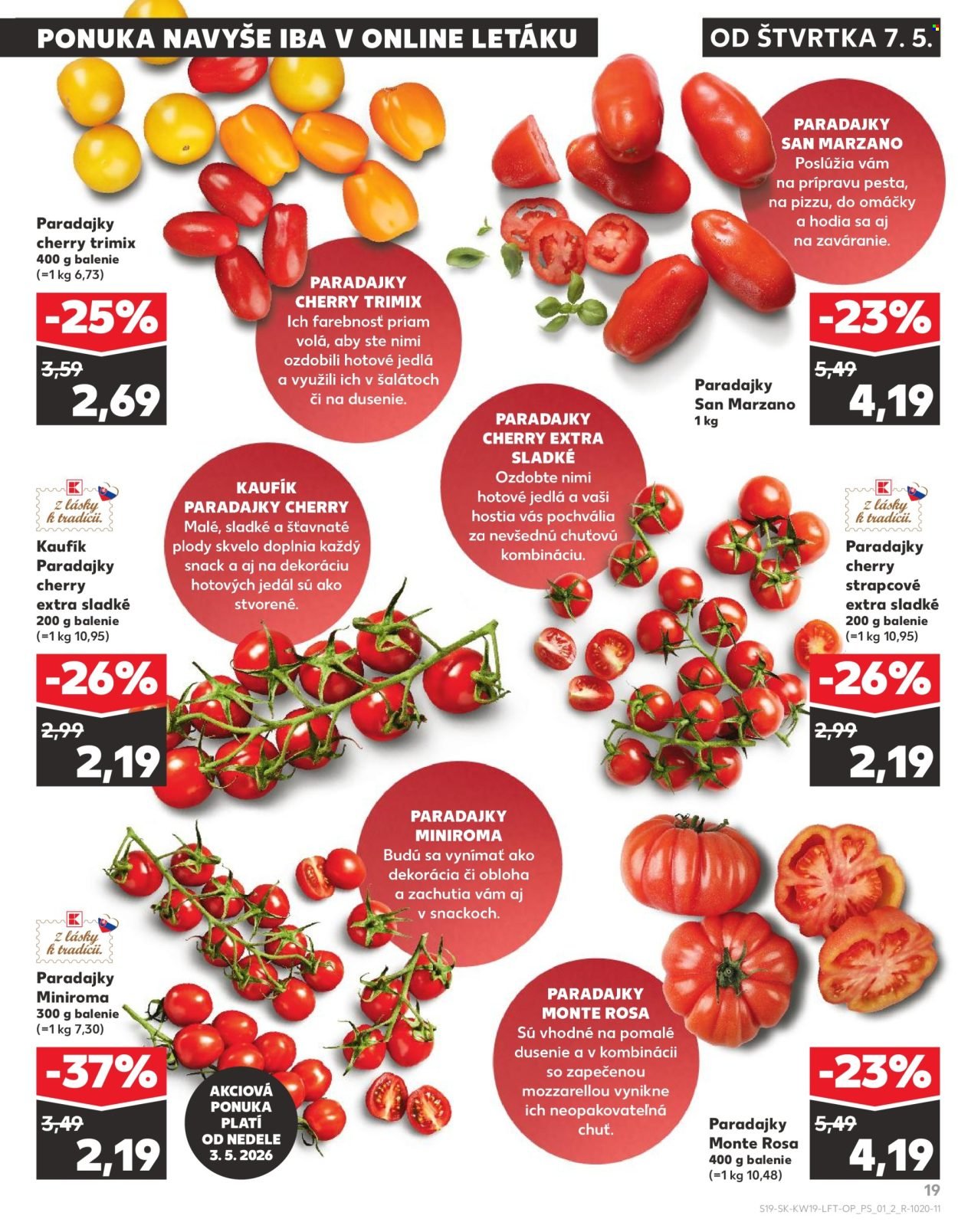 KAUFLAND leták - Od štvrtka 7.5.2026 (2026-05-07 - 2026-05-13) | 19