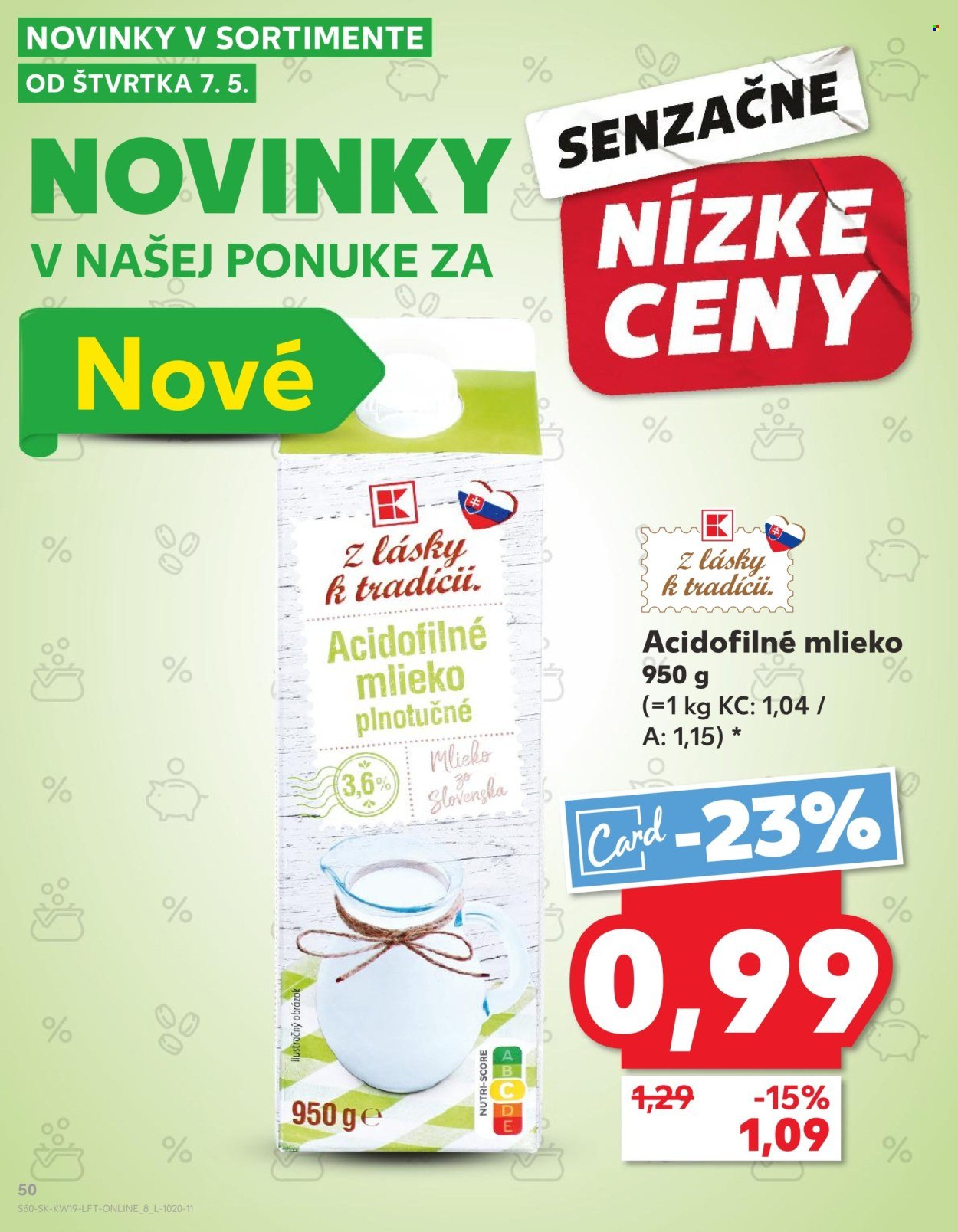 KAUFLAND leták - Od štvrtka 7.5.2026 (2026-05-07 - 2026-05-13) | 50