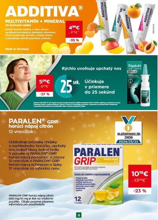 SCHNEIDER LEKÁREŇ leták - Od pondelka 1.12.2025 (2025-12-01 - 2025-12-31) | 8