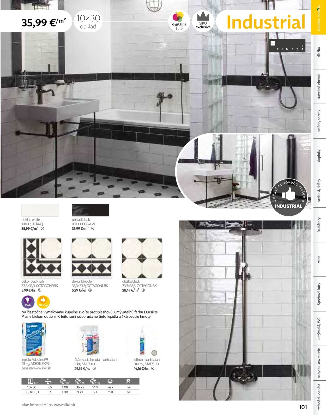 SIKO leták - Kúpeľne 2025/2026 (2025-09-07) | 101